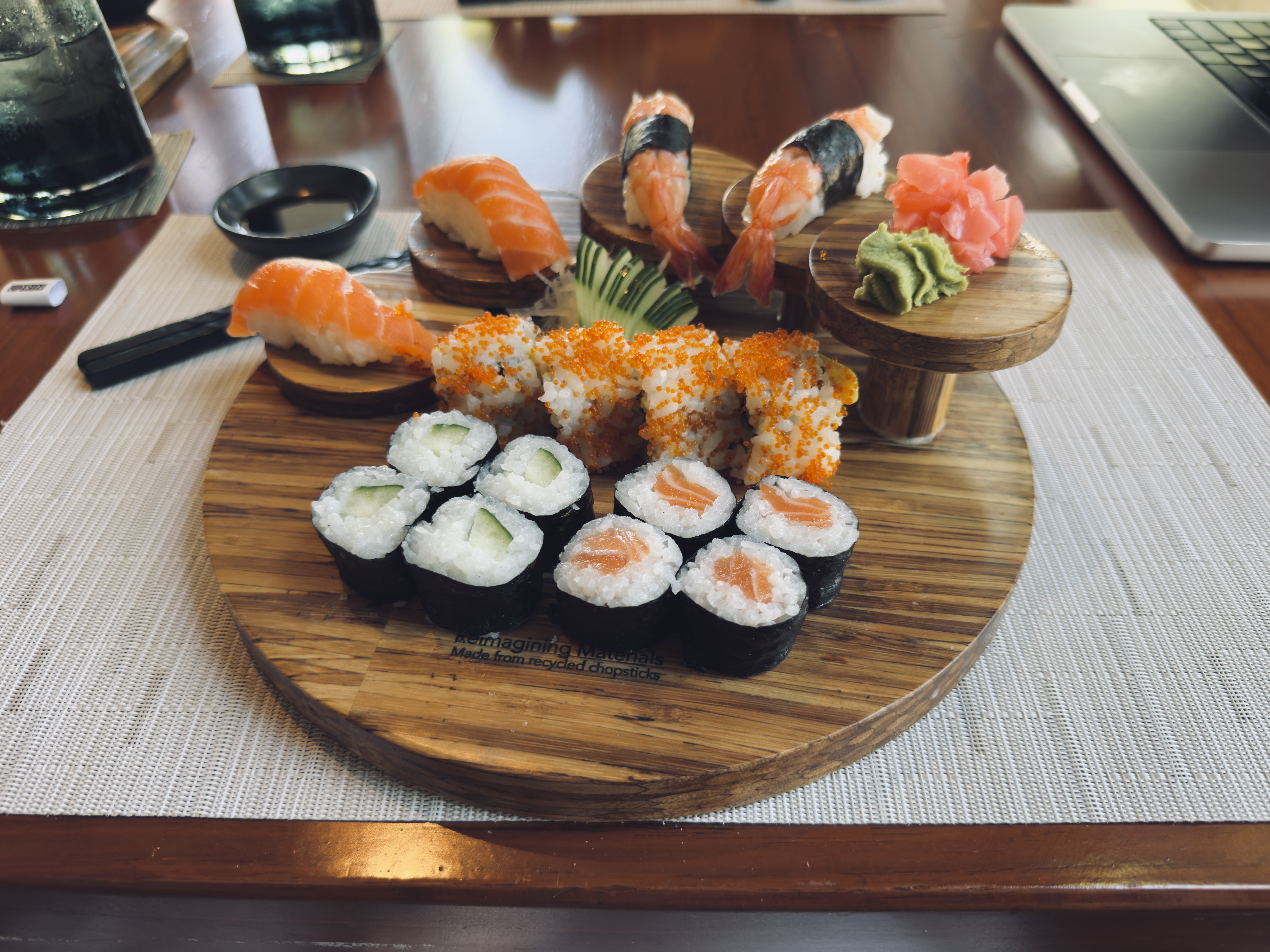 Conrad Bali sushi plate 2