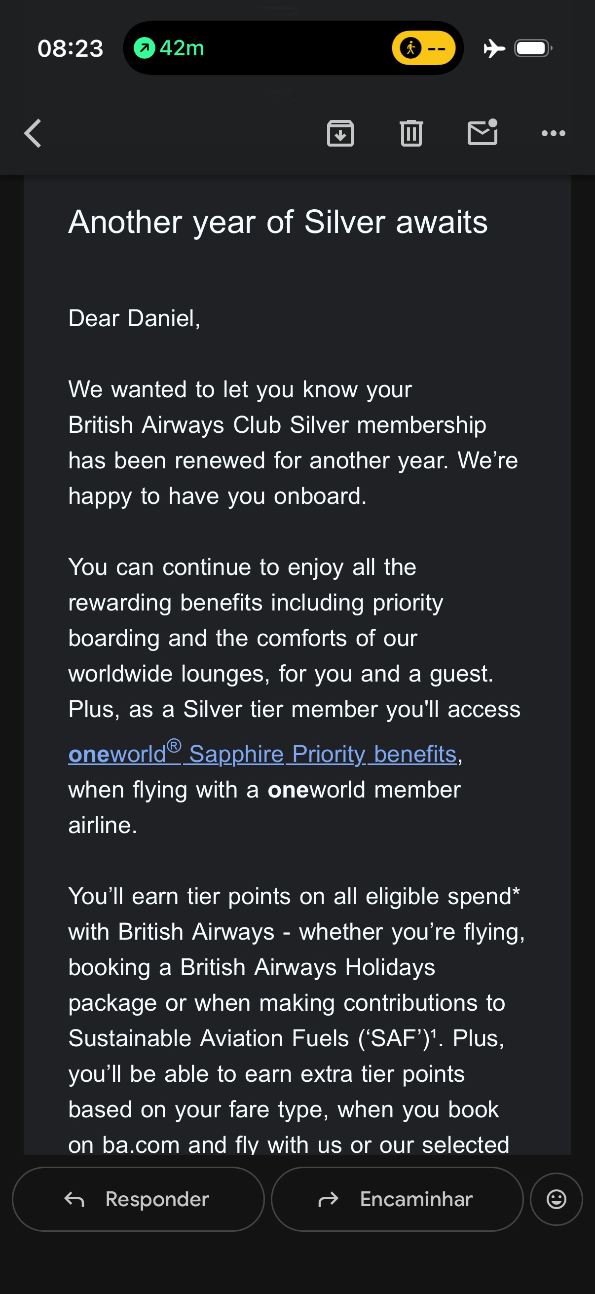 Daniel Ross BA status renewal Daniel Ross BA status renewal