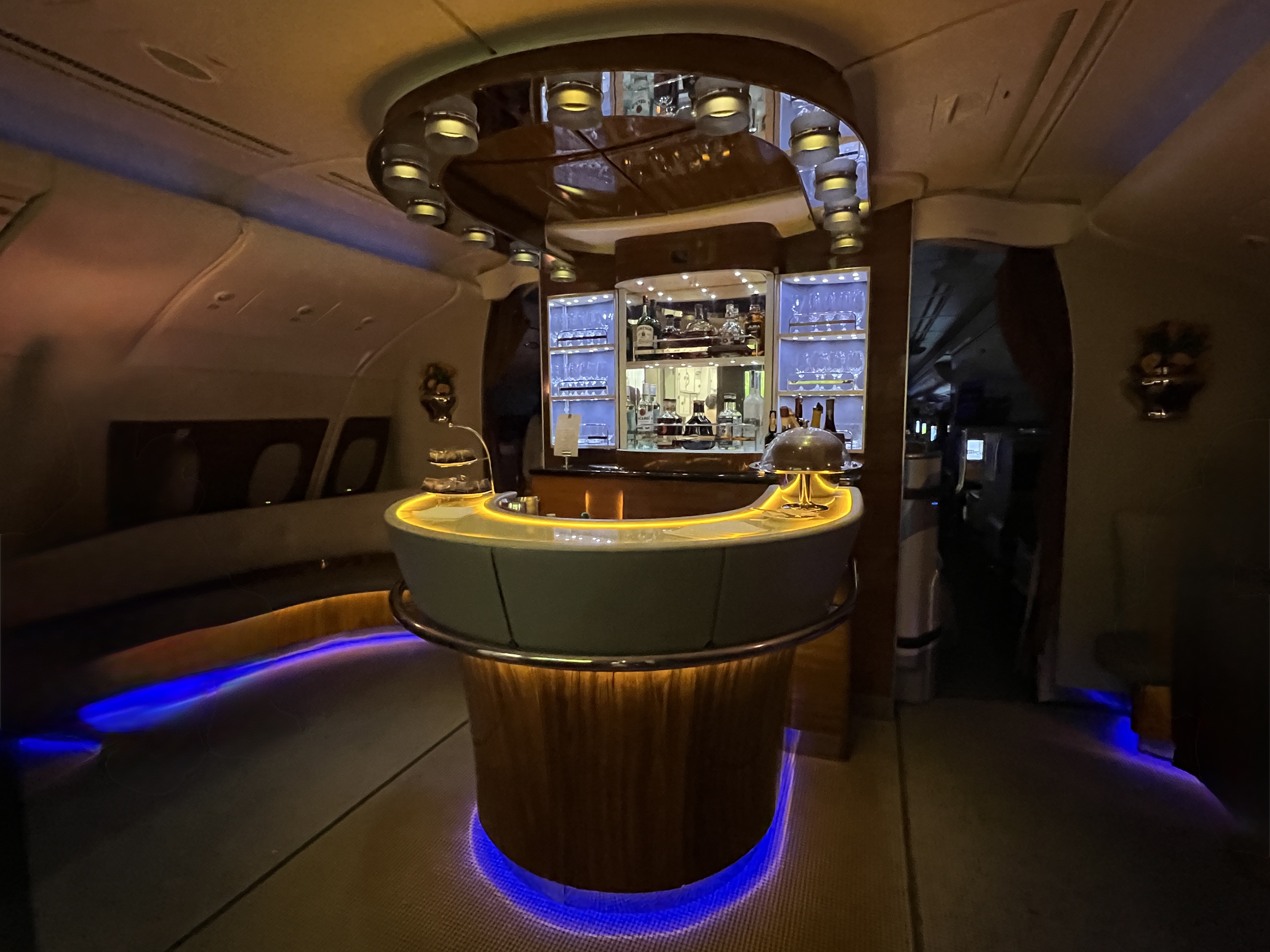 Emirates A380 bar Emirates A380 bar