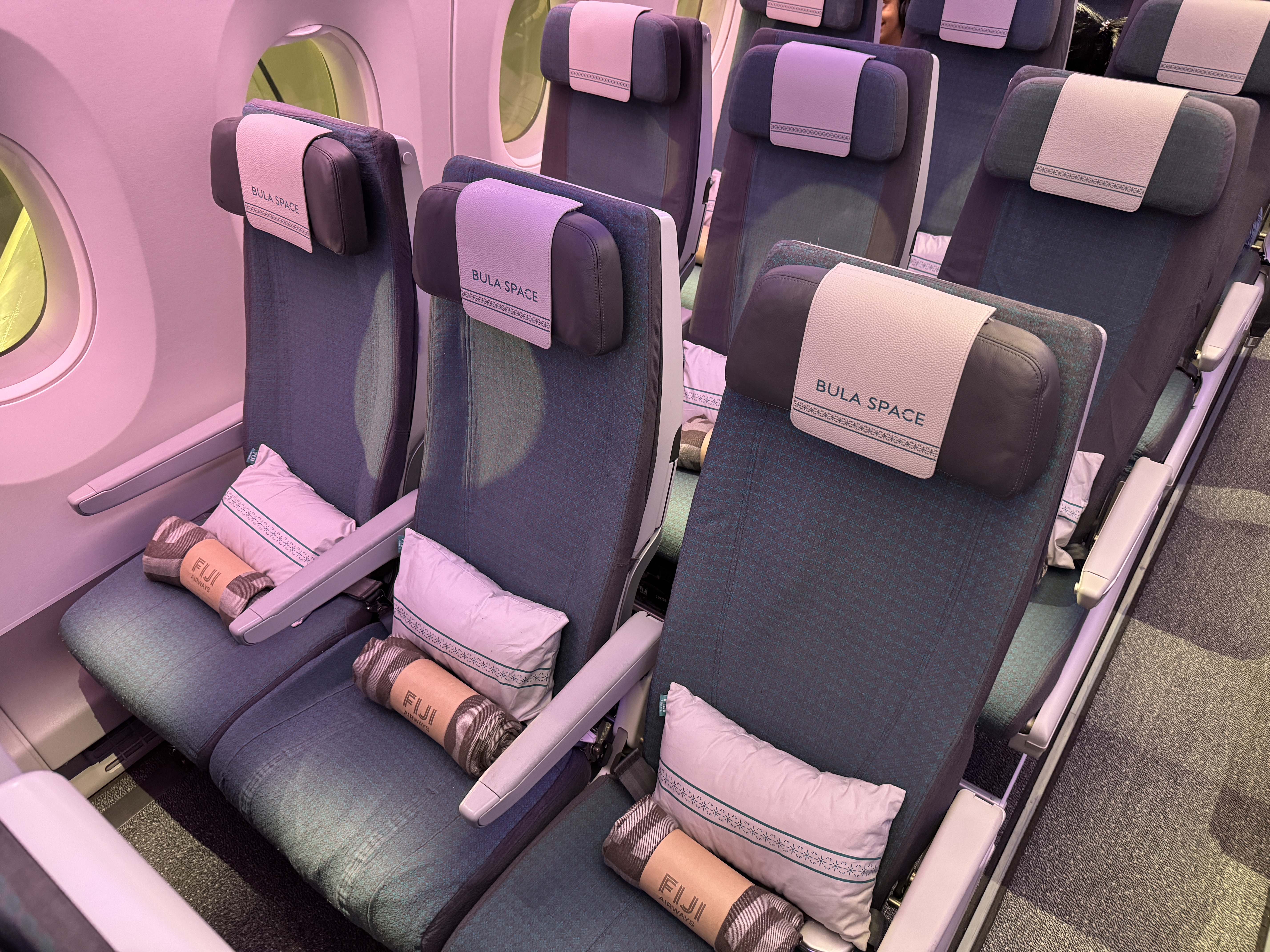 Fiji Airways DFW NAN A350 900 Economy Bula Space Fiji Airways DFW NAN A350 900 Economy Bula Space