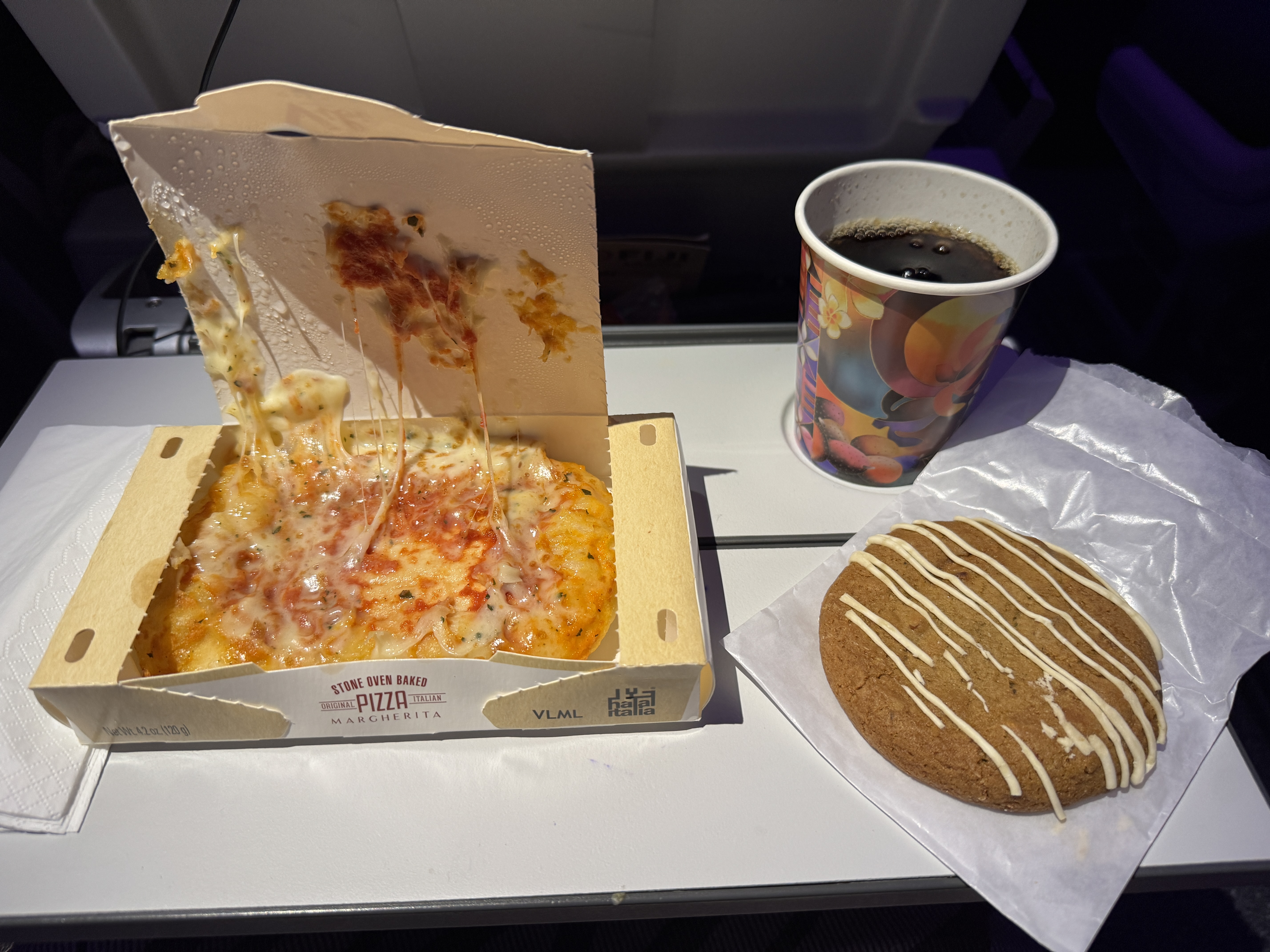 Fiji Airways DFW NAN A350 900 Economy midnight meal Fiji Airways DFW NAN A350 900 Economy midnight meal