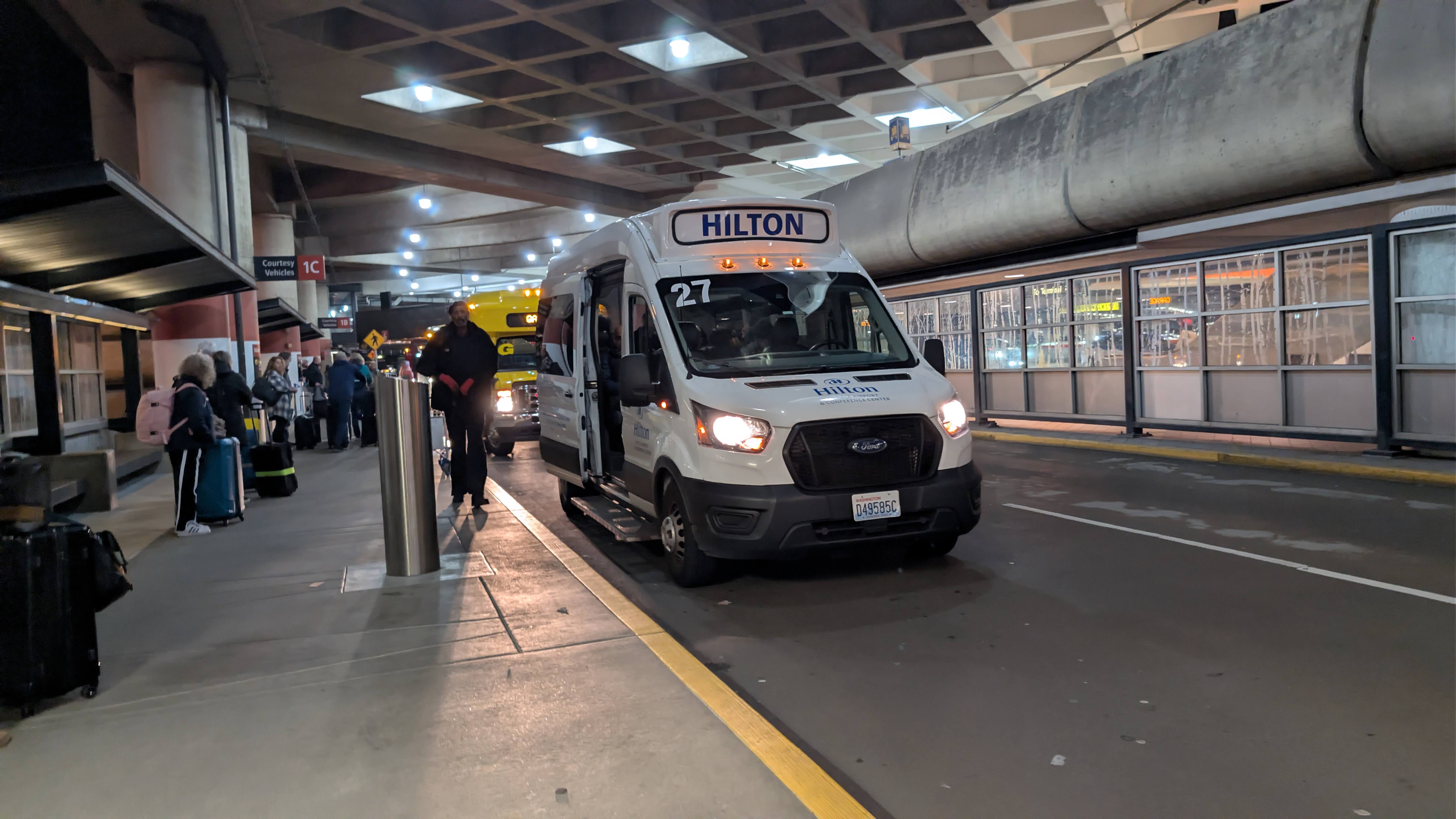 Hilton Seattle Airport & Conference Center airport shuttle Hilton Seattle Airport & Conference Center airport shuttle