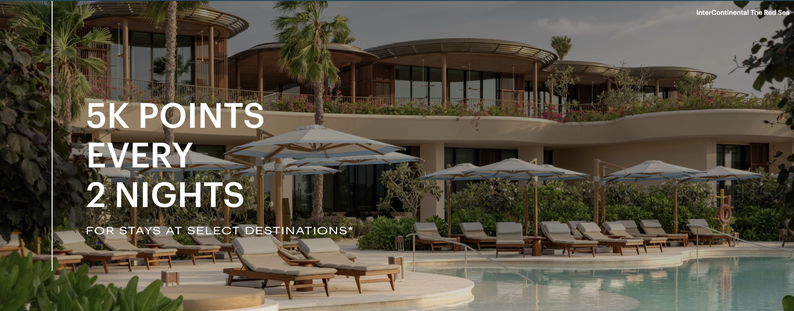 IHG 5k 2 nights April 2026