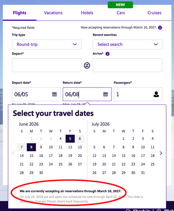 Southwest Airlines schedule March 10 2027 Southwest Airlines schedule March 10 2027