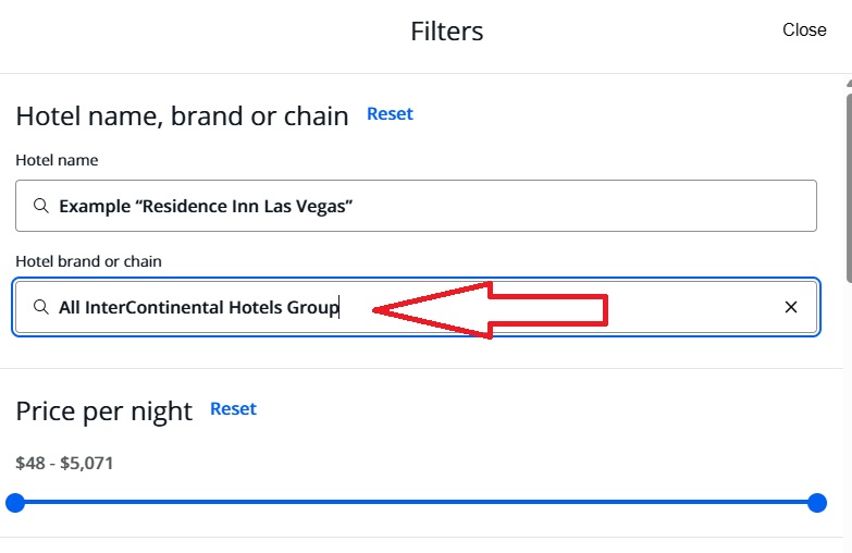 The Edit IHG Booking