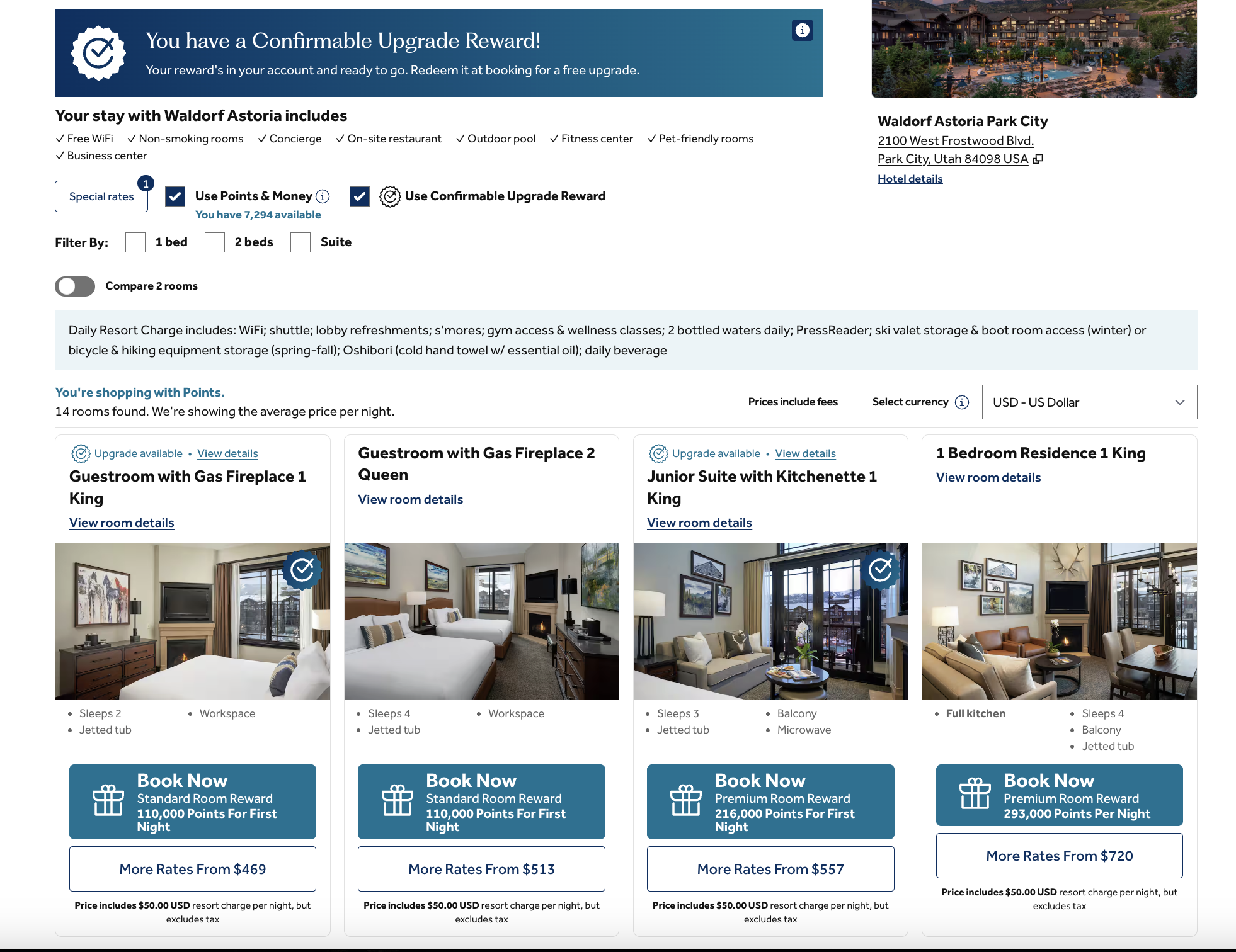 Use Hilton Confirmable Upgrade Reward Use Hilton Confirmable Upgrade Reward