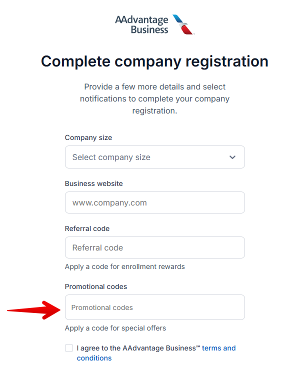 AAdvantage Business promo code AAdvantage Business promo code