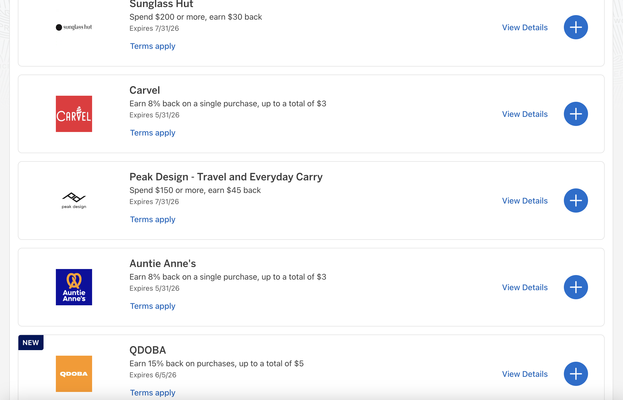Amex Offers May 2026