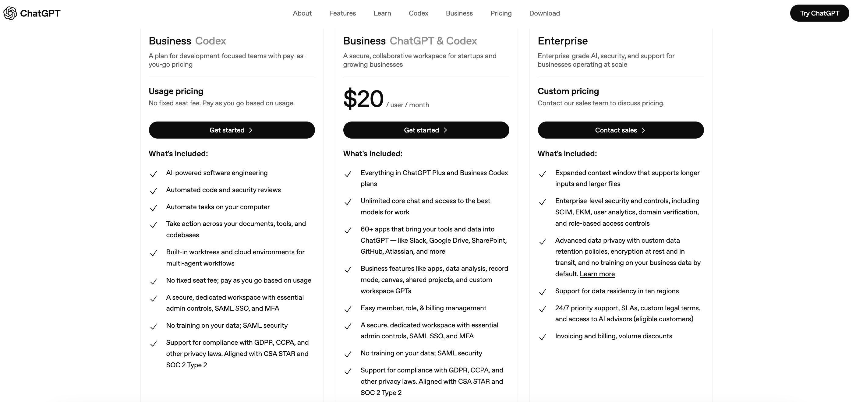ChatGPT Business Subscriptin Options ChatGPT Business Subscriptin Options