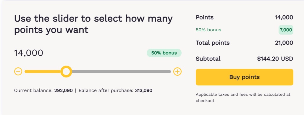 Choice Buy 20K points Choice Buy 20K points