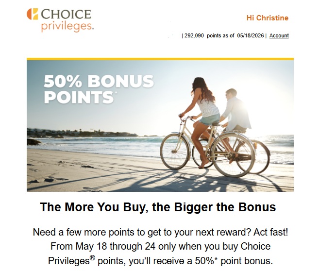 Choice Buy Points Choice Buy Points