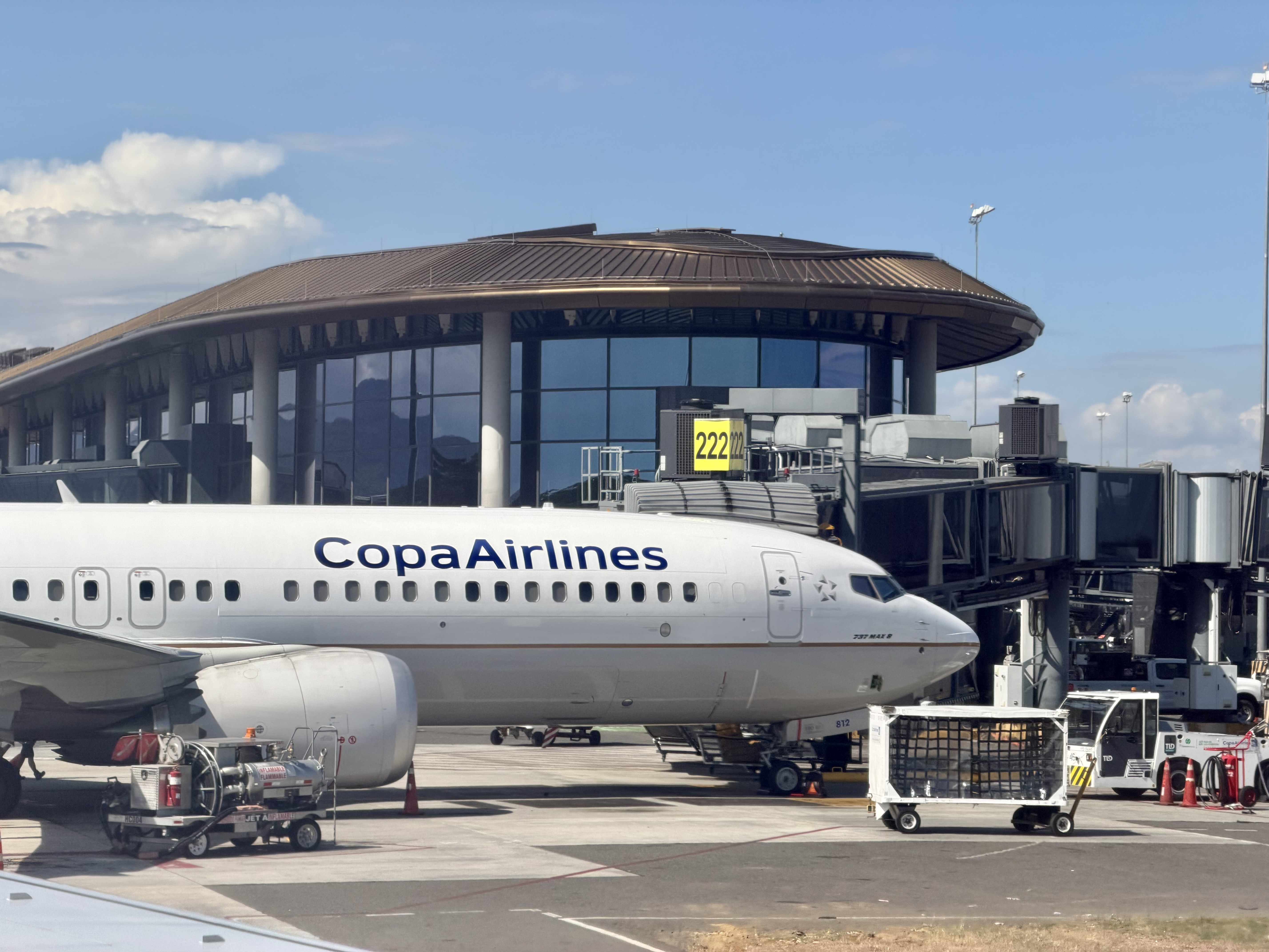 Copa Airlines Boeing 737 MAX 8 at Panama Airport PTY Copa Airlines Boeing 737 MAX 8 at Panama Airport PTY