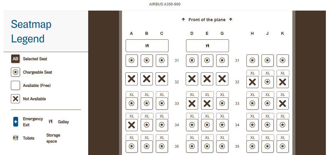 Fiji Airways seat selection Fiji Airways seat selection