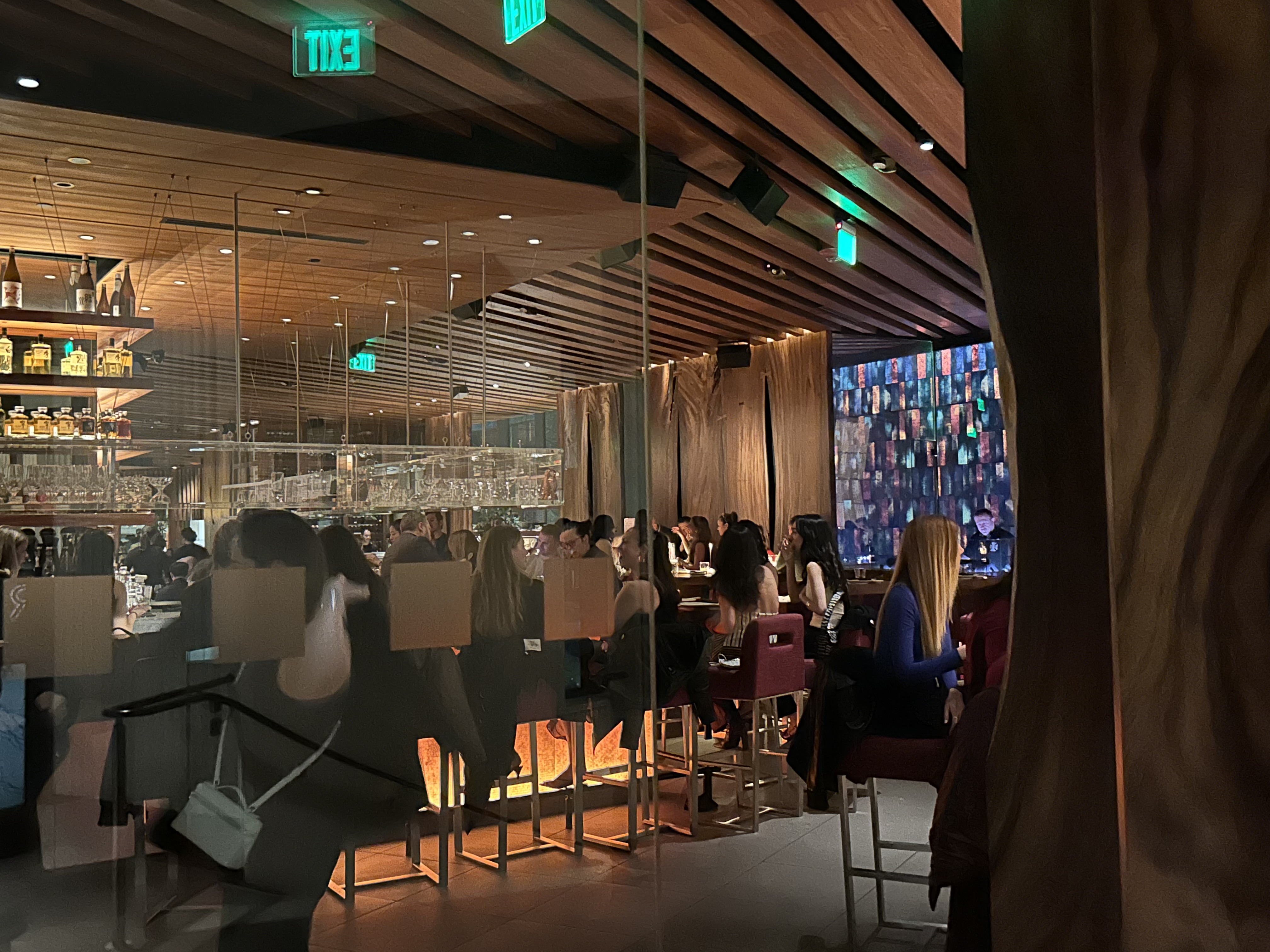 Four Seasons One Dalton Boston Zuma sushi restaurant bar