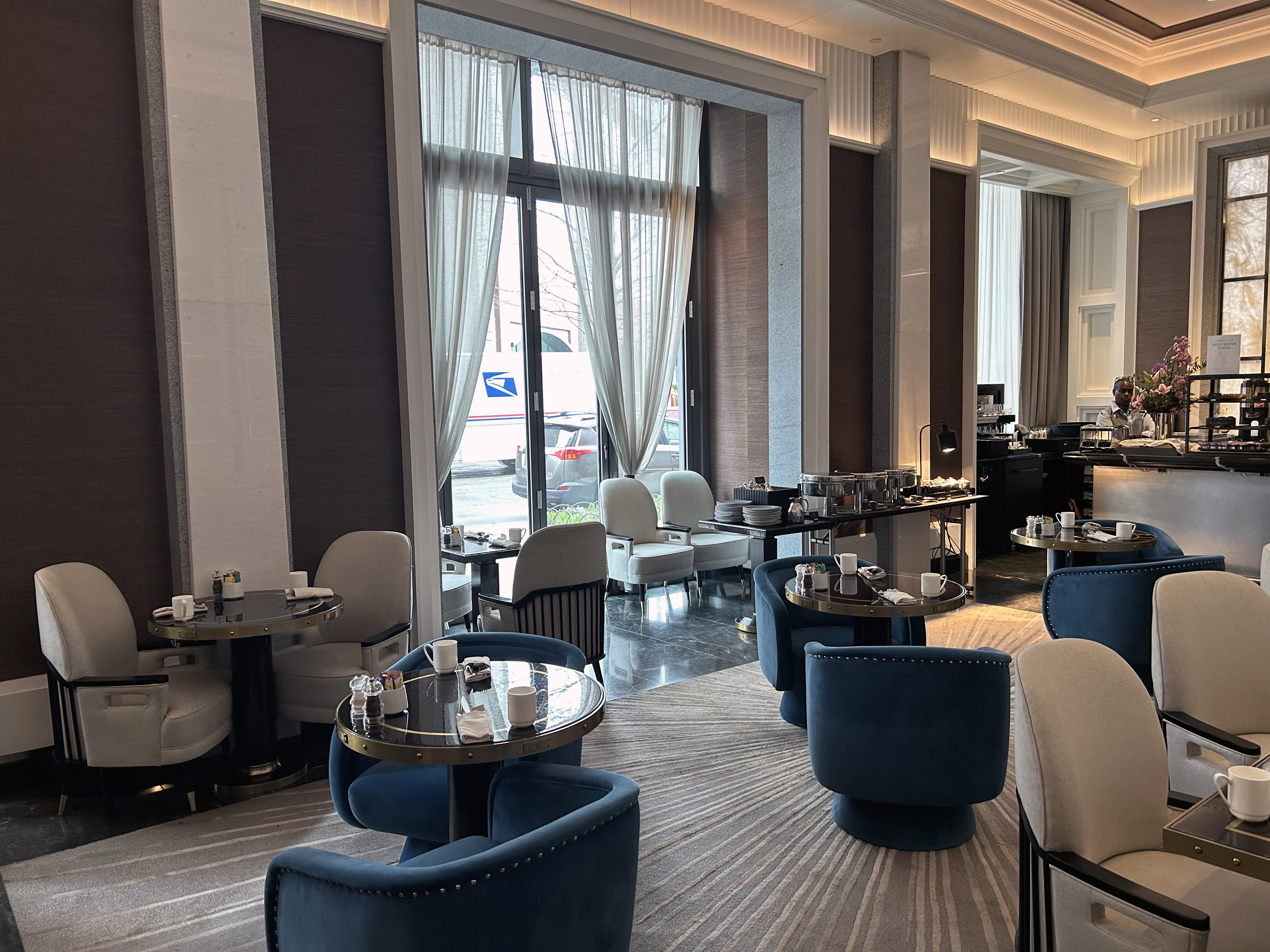 Four Seasons One Dalton Boston breakfast buffet