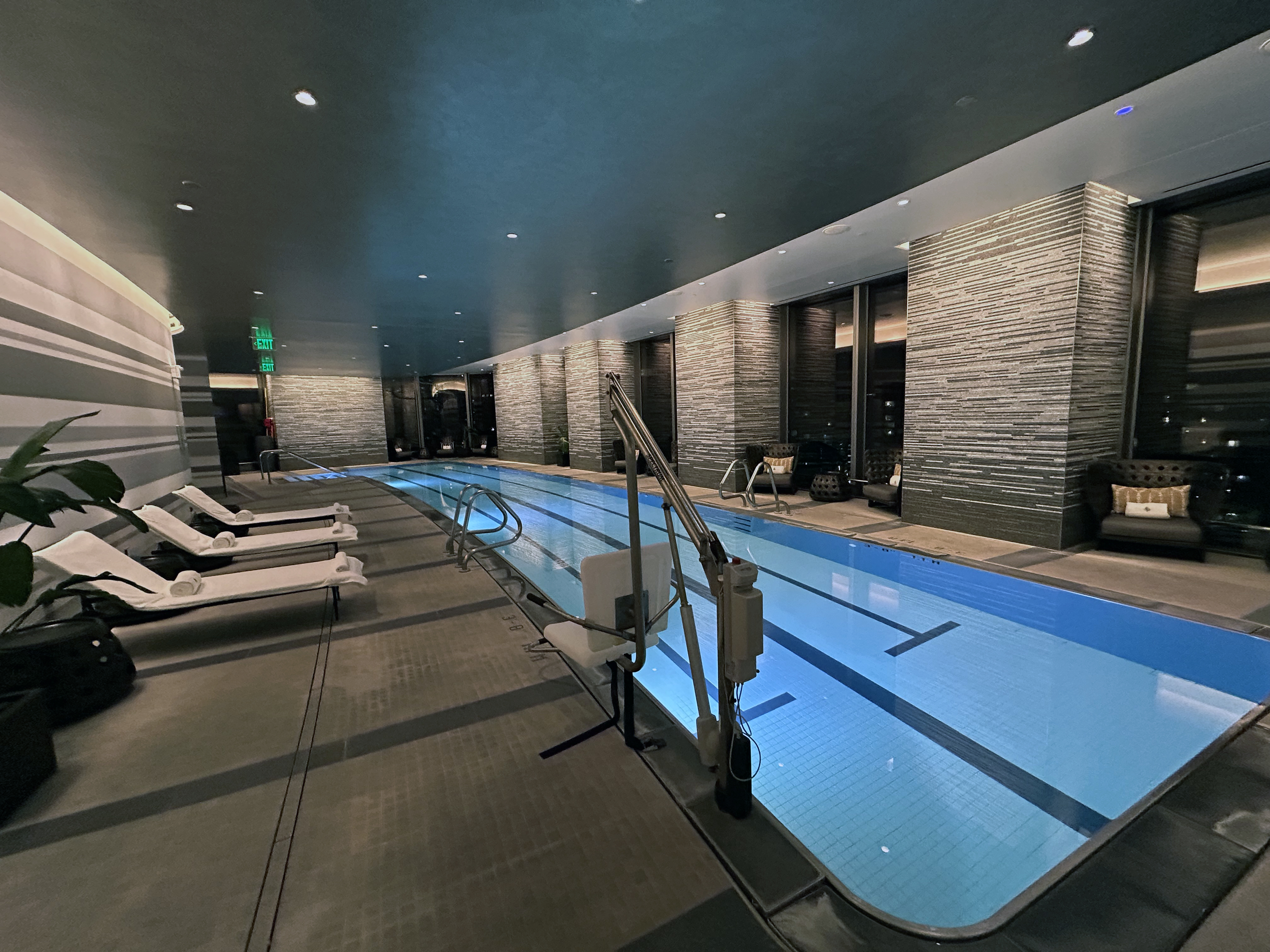 Four Seasons One Dalton Boston pool corner anglejpeg