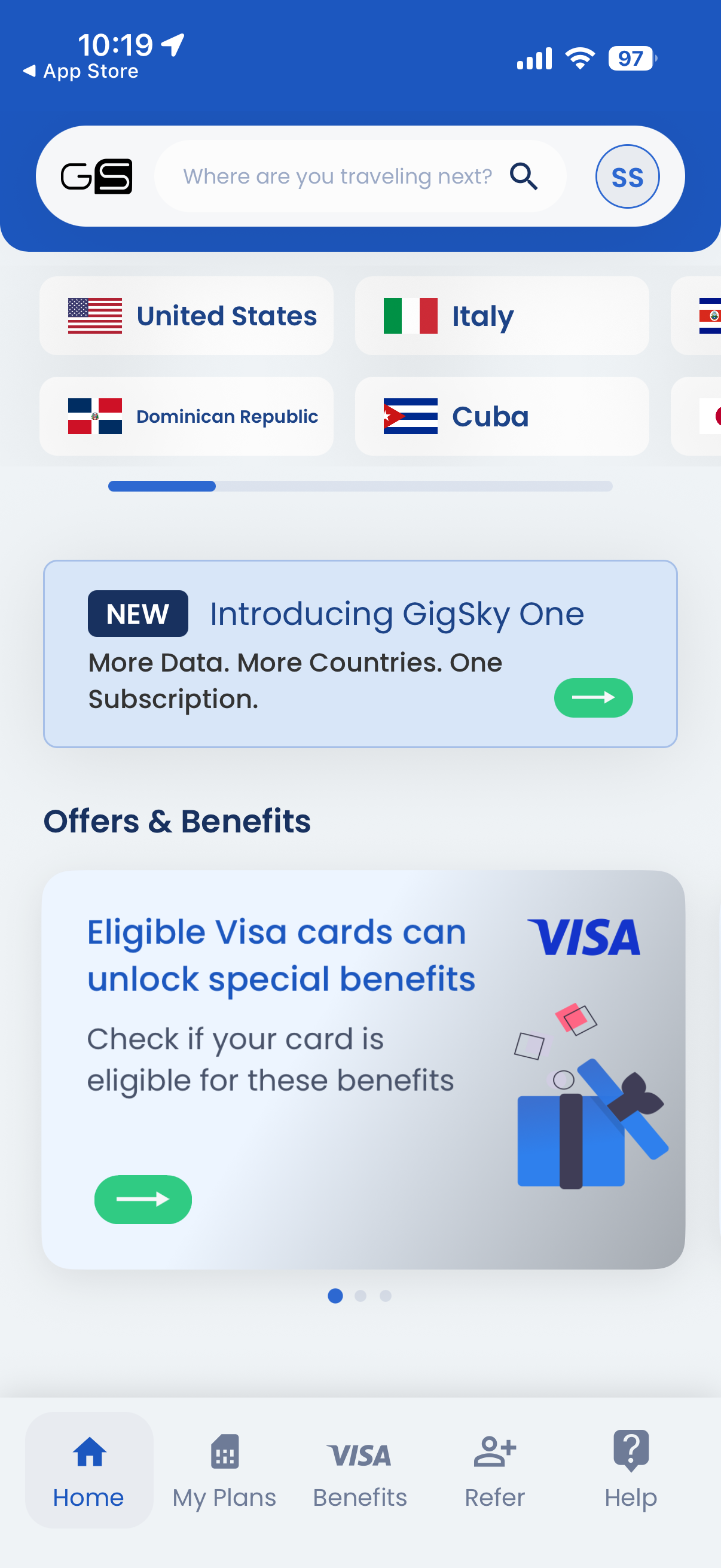 GigSky Visa Benefits GigSky Visa Benefits