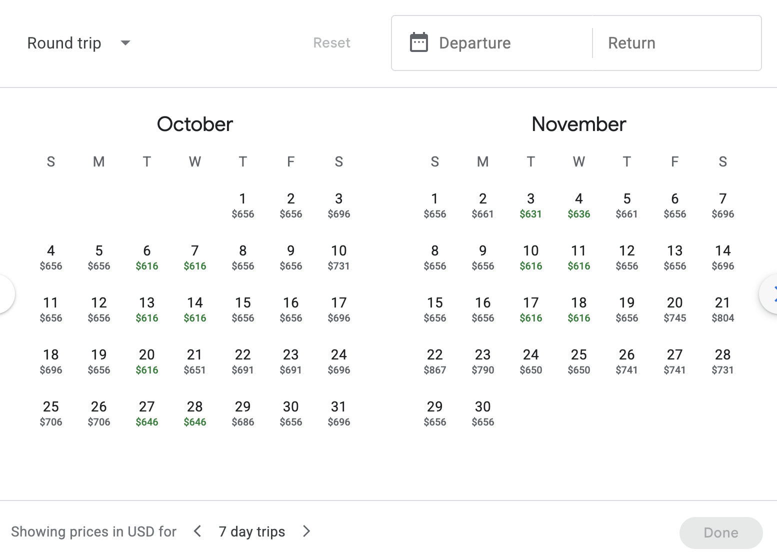 Google Flights JFK MAD price calendar Google Flights JFK MAD price calendar