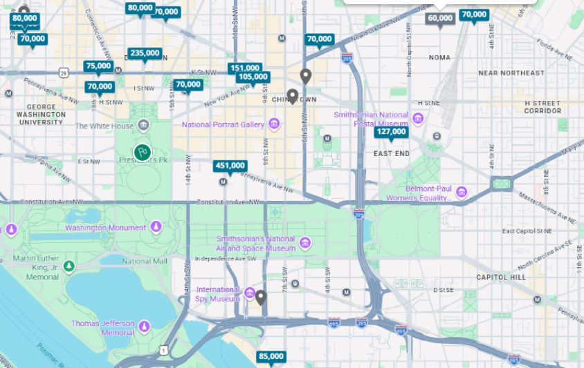 Hilton Honors points hotels in Washington, D.C.