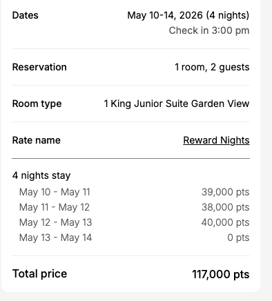 IHG fourth night free benefit IHG fourth night free benefit