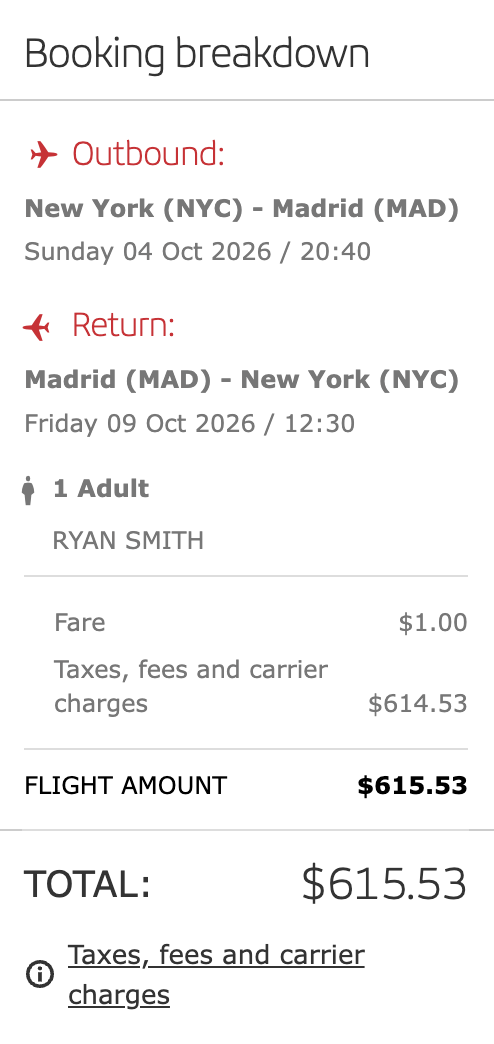 Iberia JFK MAD JFK May 2026 sale Iberia JFK MAD JFK May 2026 sale