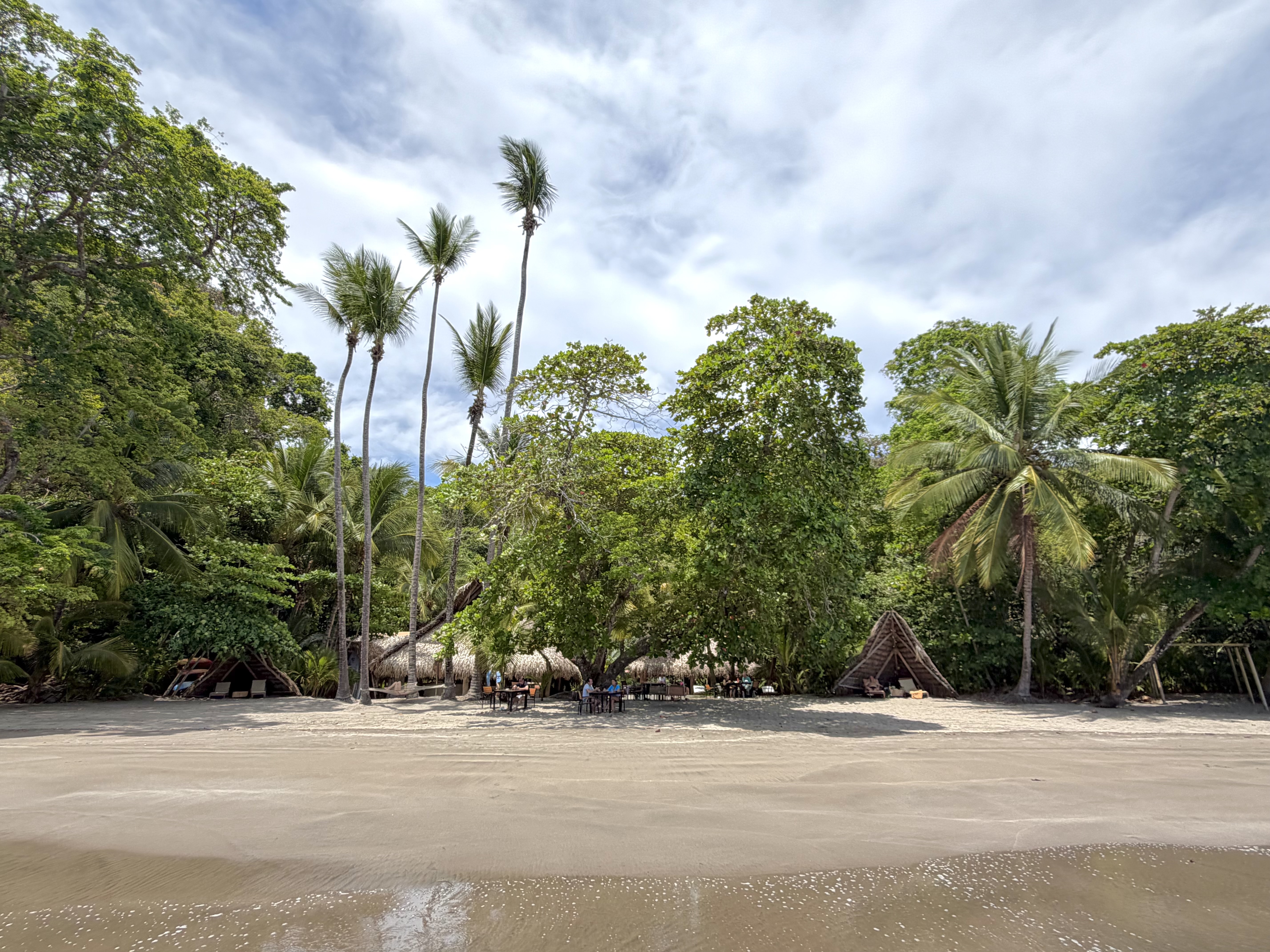 Isla Palenque Panama restaurant from the shore Isla Palenque Panama restaurant from the shore