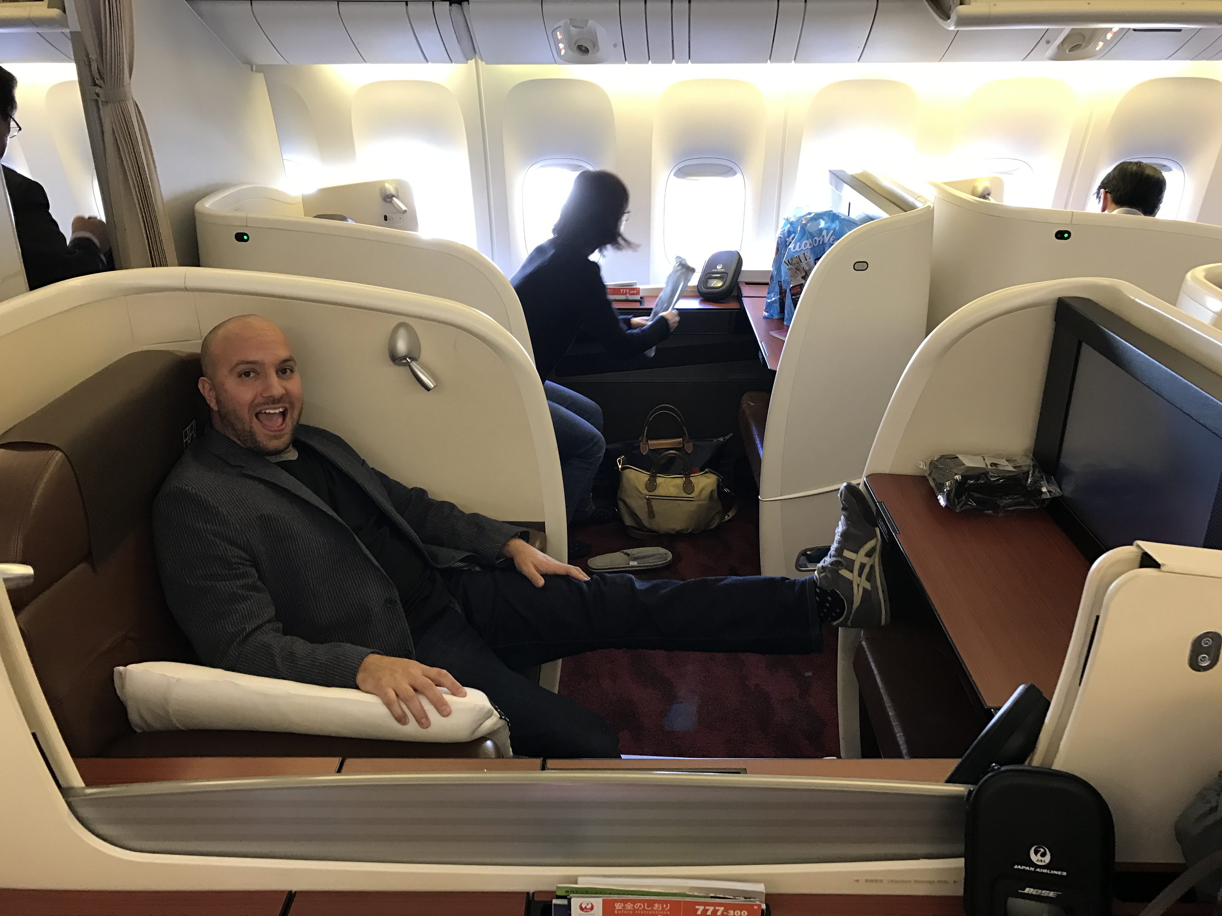 Japan Airlines 777 First Class