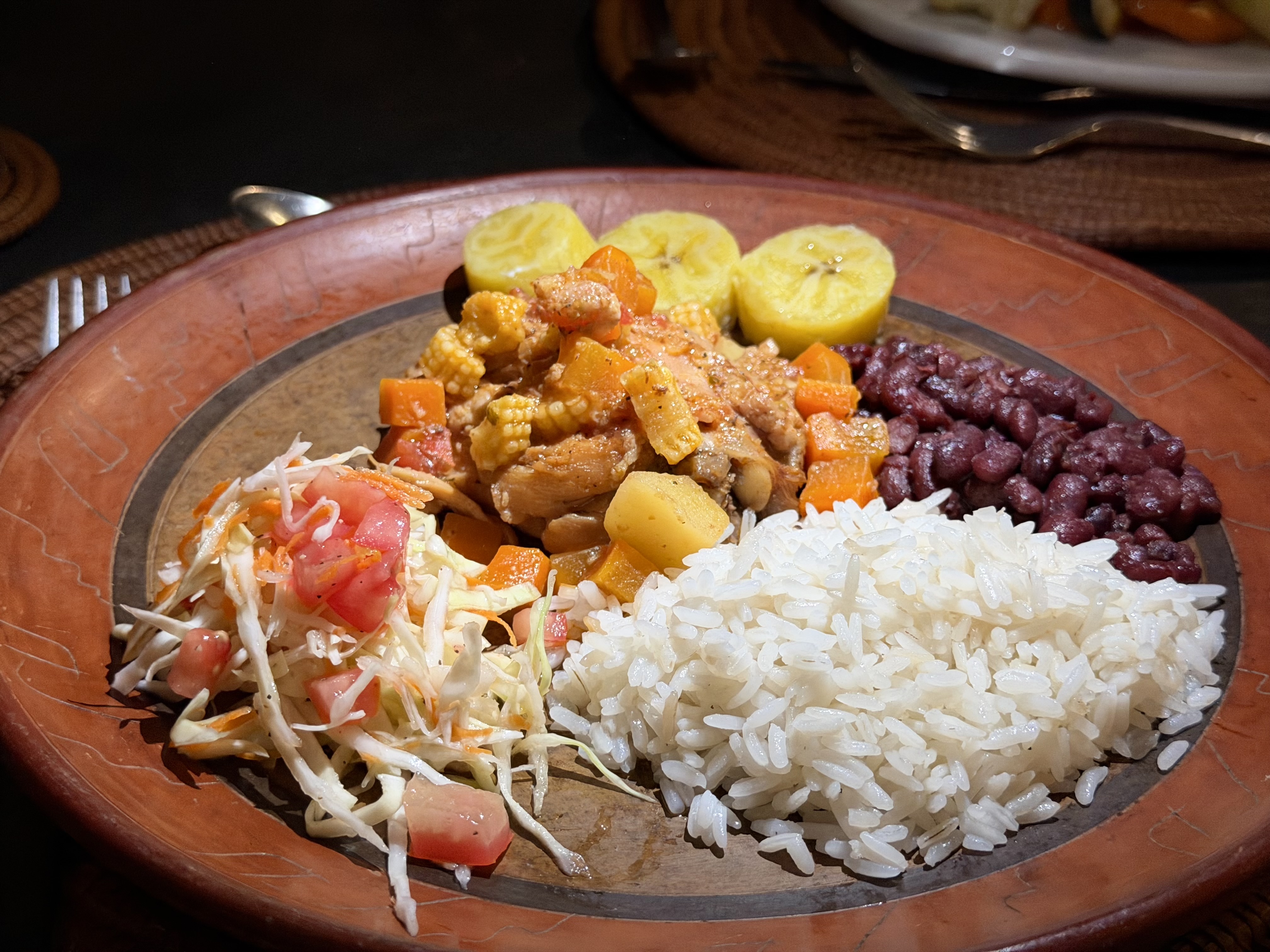 Jicaro Island dinner local dish