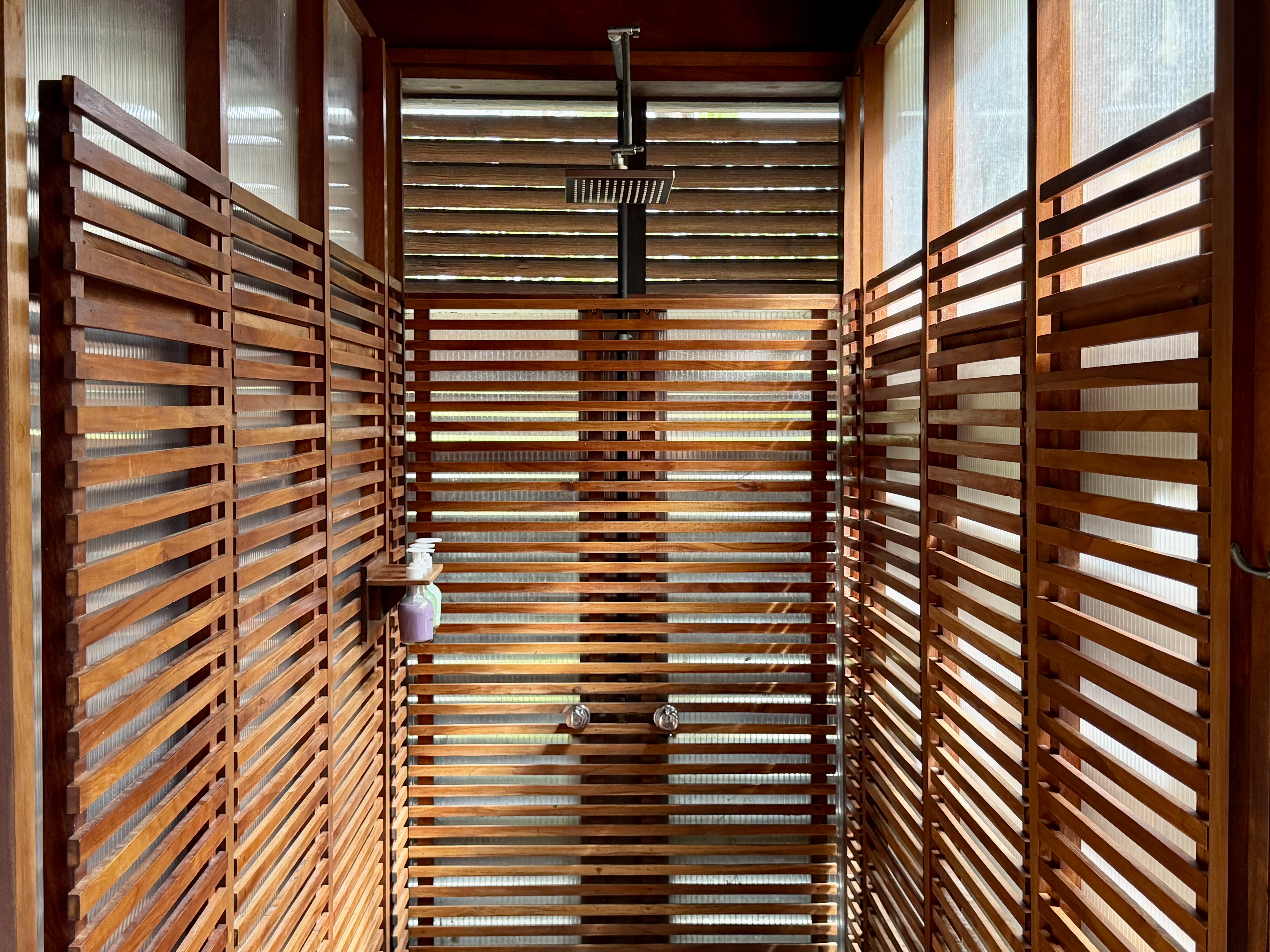 Jicaro Island shower