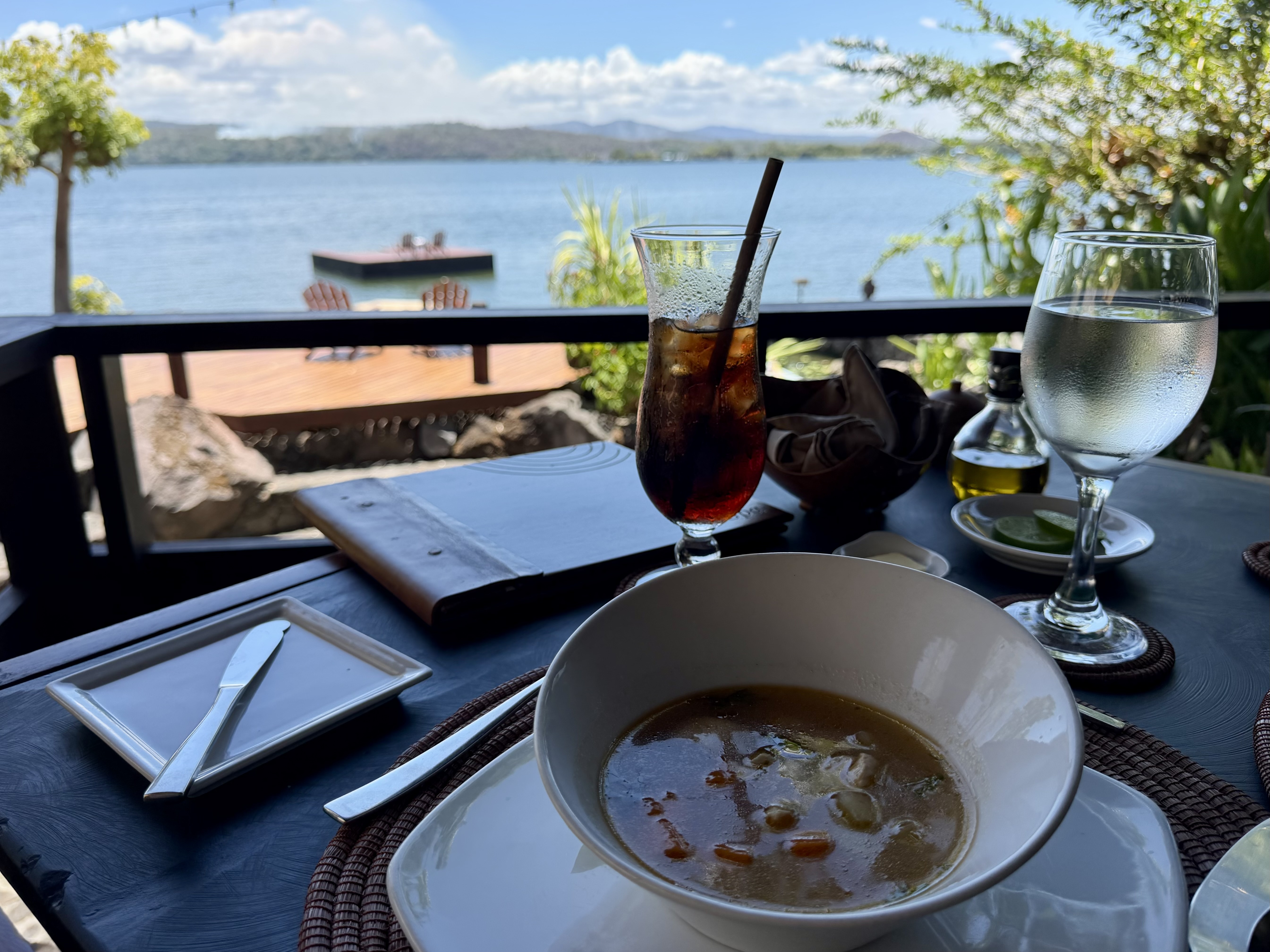 Jicaro Island soup