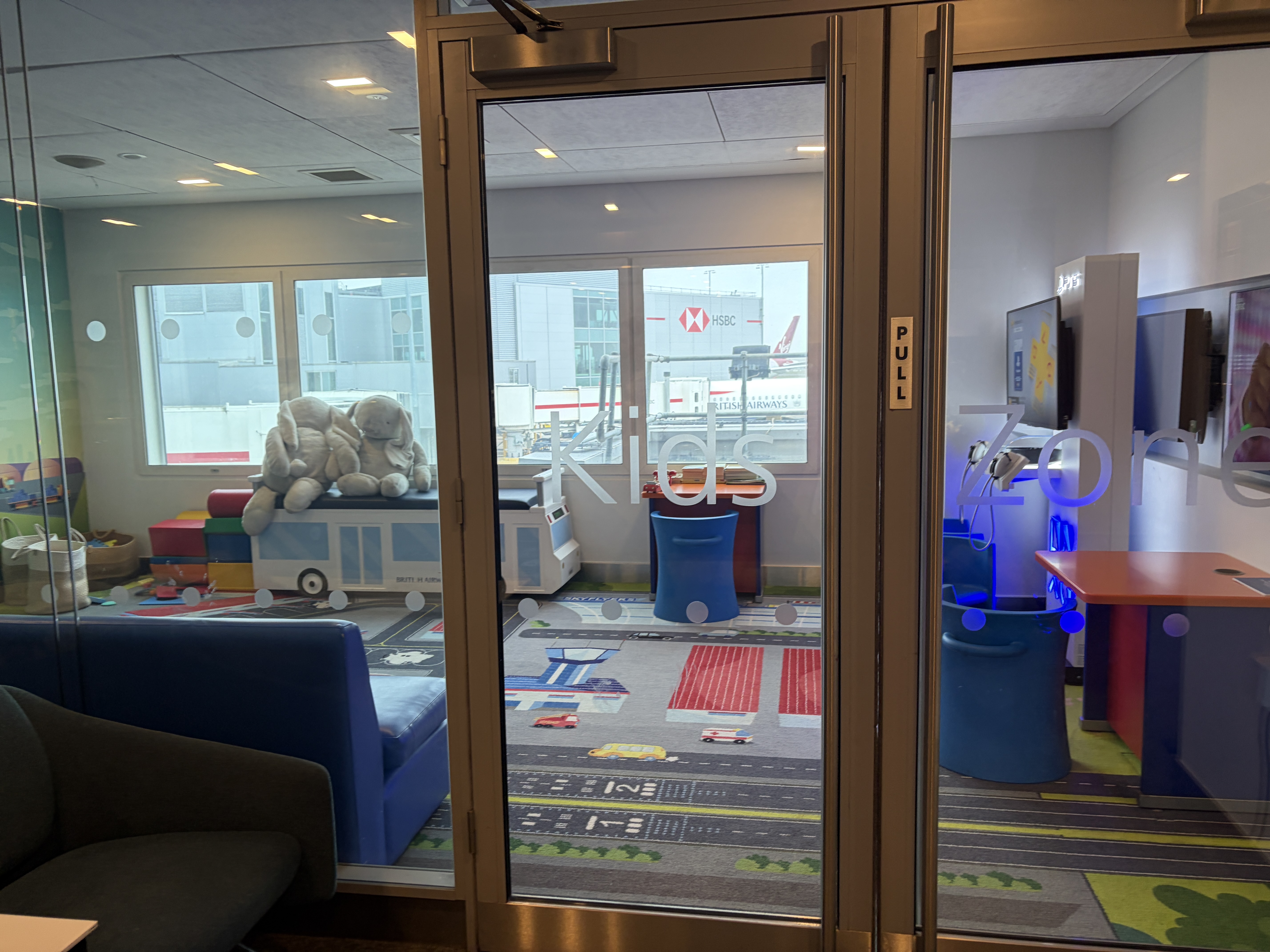Kids Room BA Club Galleries First Lounge T3 Heathrow
