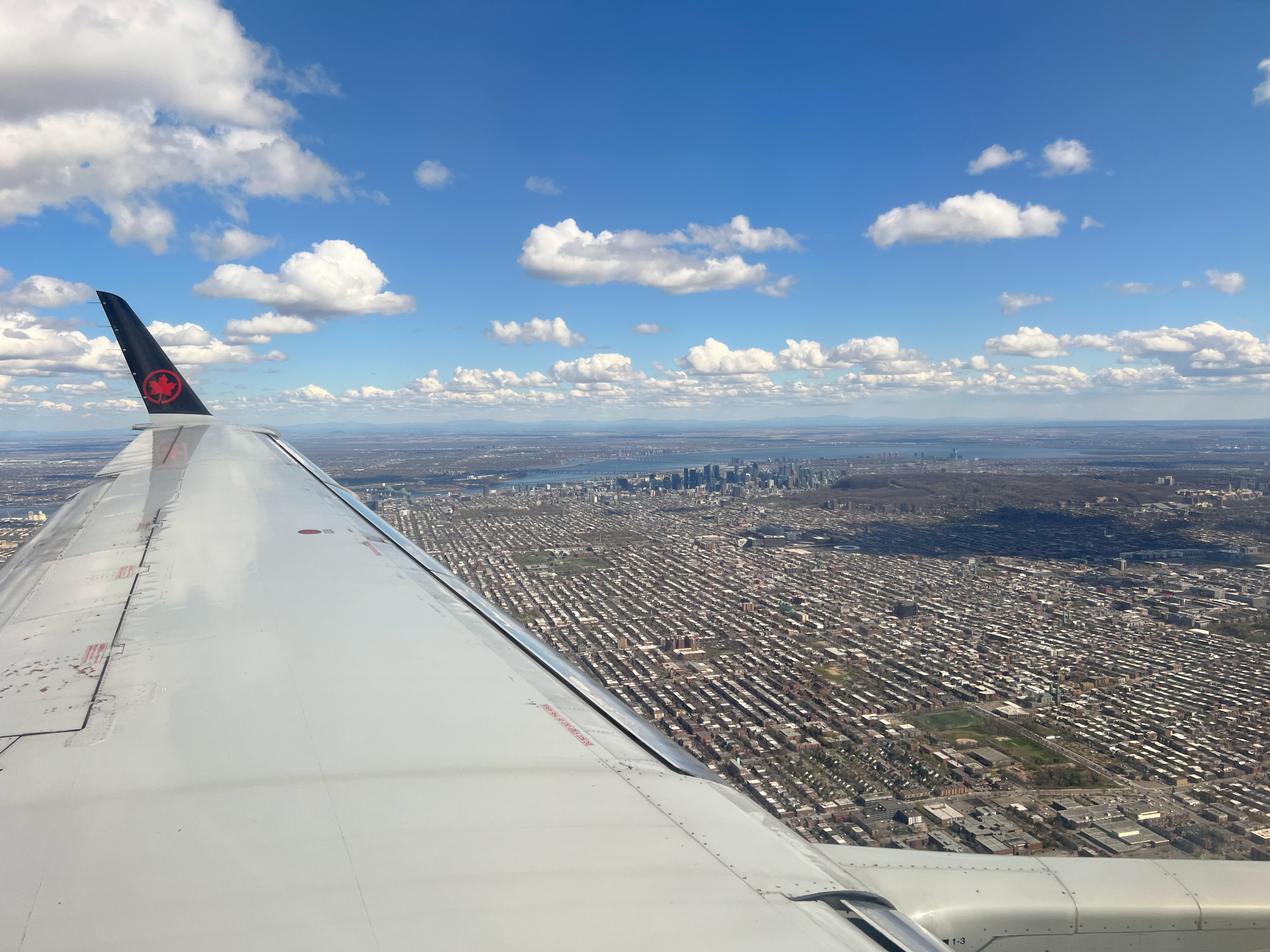 Landing in Montreal Landing in Montreal