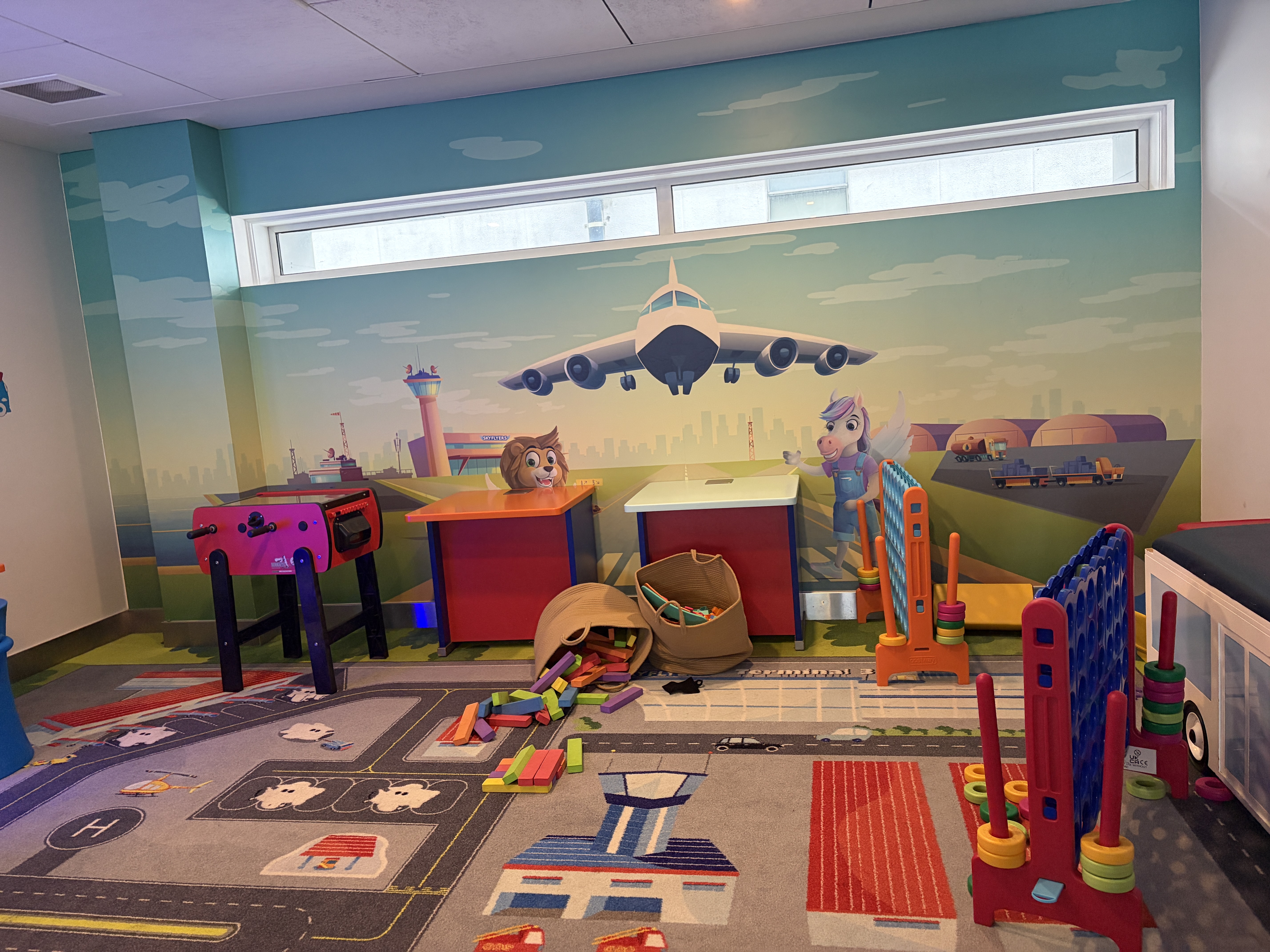Playroom BA Galleries Club Lounge T3 Heathrow Airport