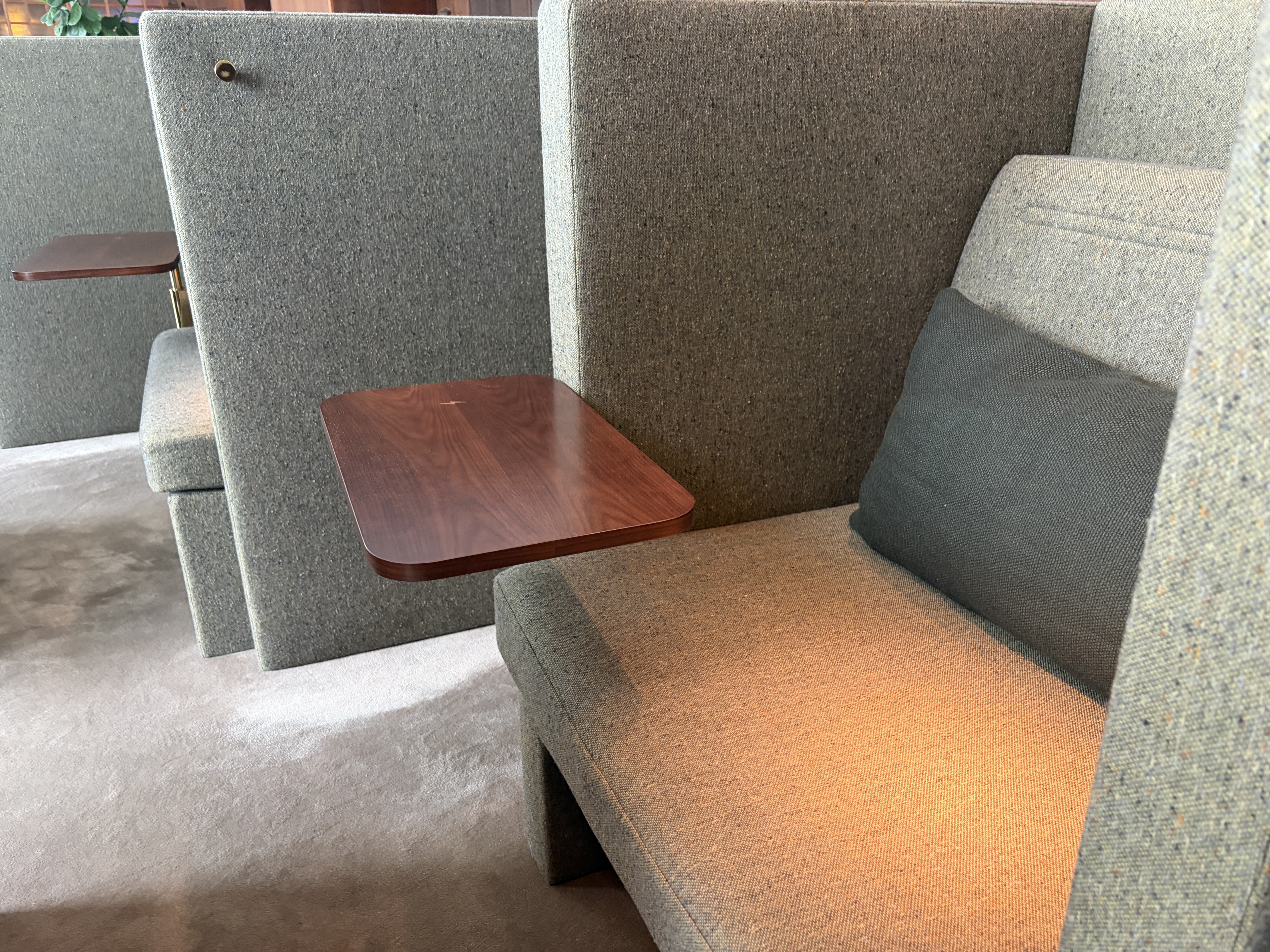 Pod Seating Cathay Pacific Business Lounge LHR