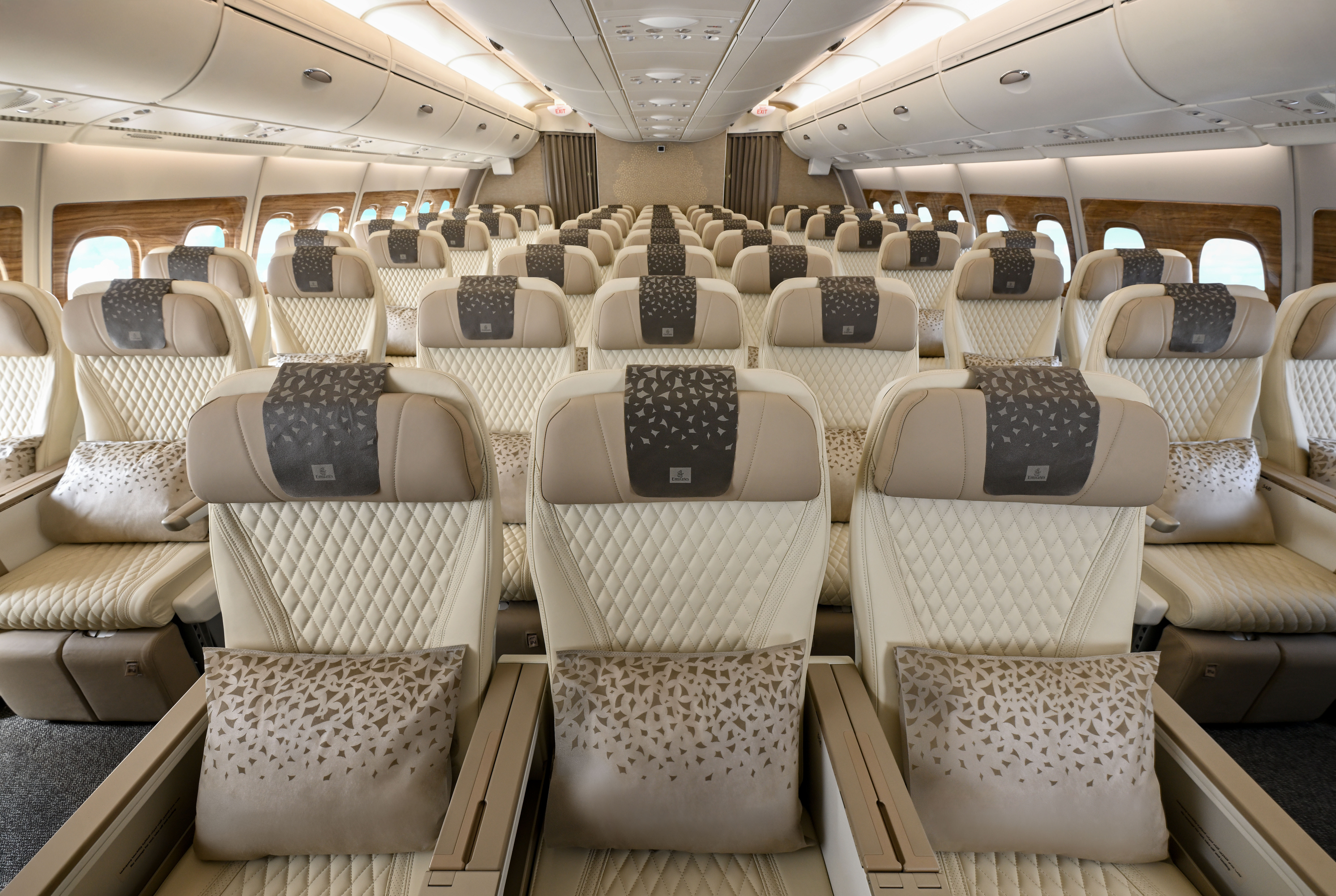Premium economy on Emirates retrofitted 2 Class Airbus A380 Premium economy on Emirates retrofitted 2 Class Airbus A380