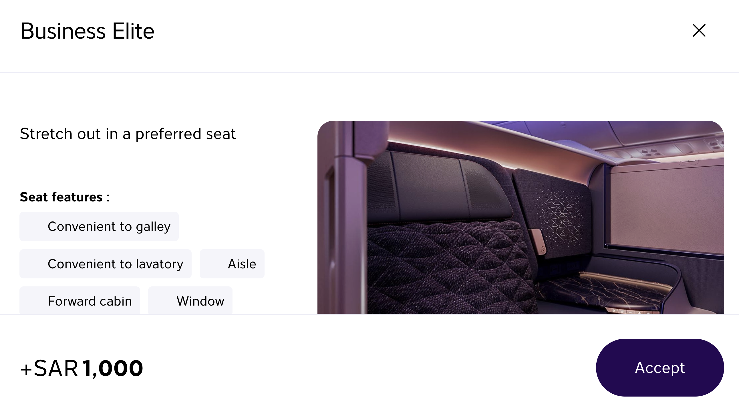 Riyadh Air Business Elite seat charge Riyadh Air Business Elite seat charge