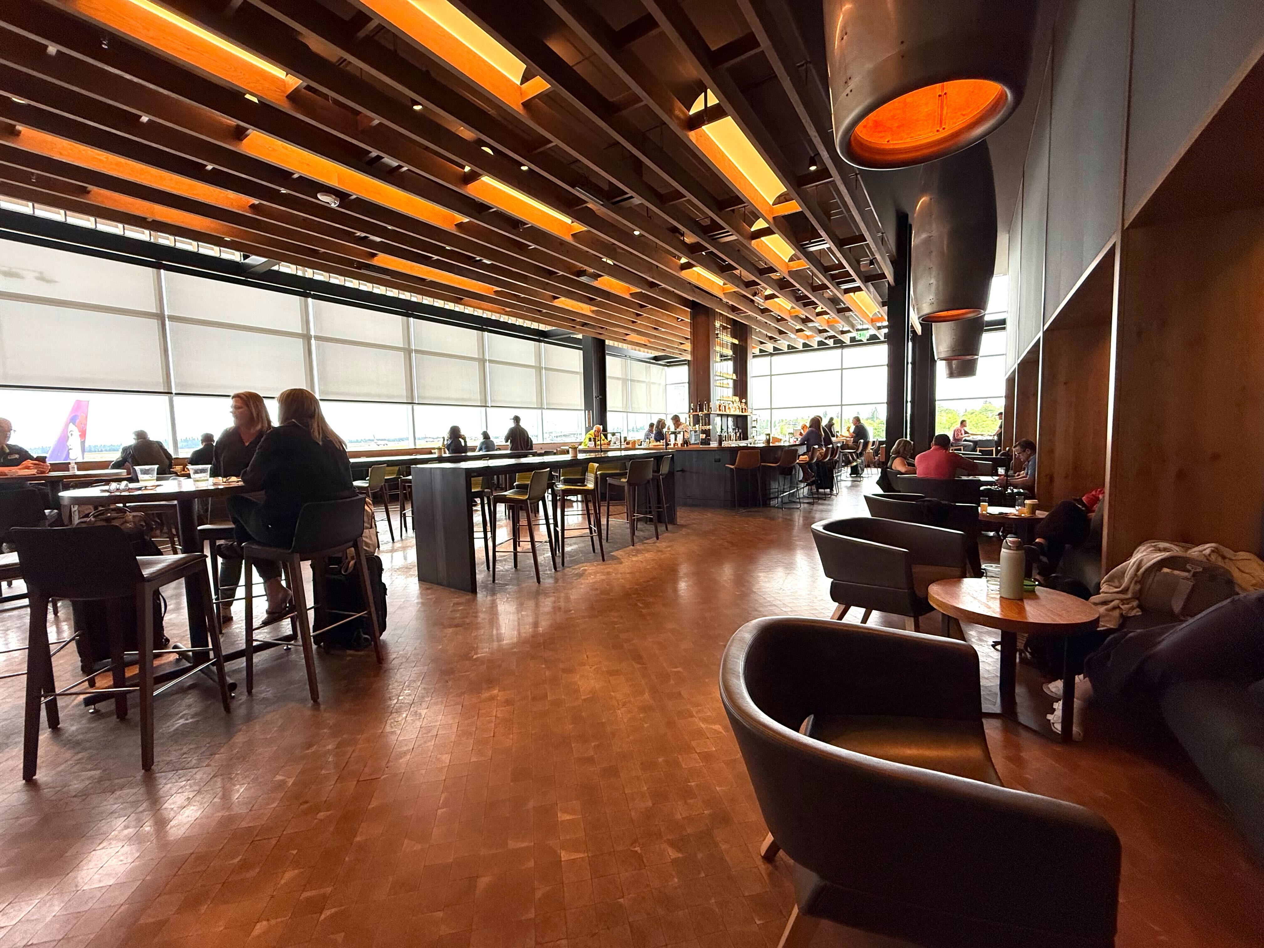 SEA Seattle Alaska Lounge dining room