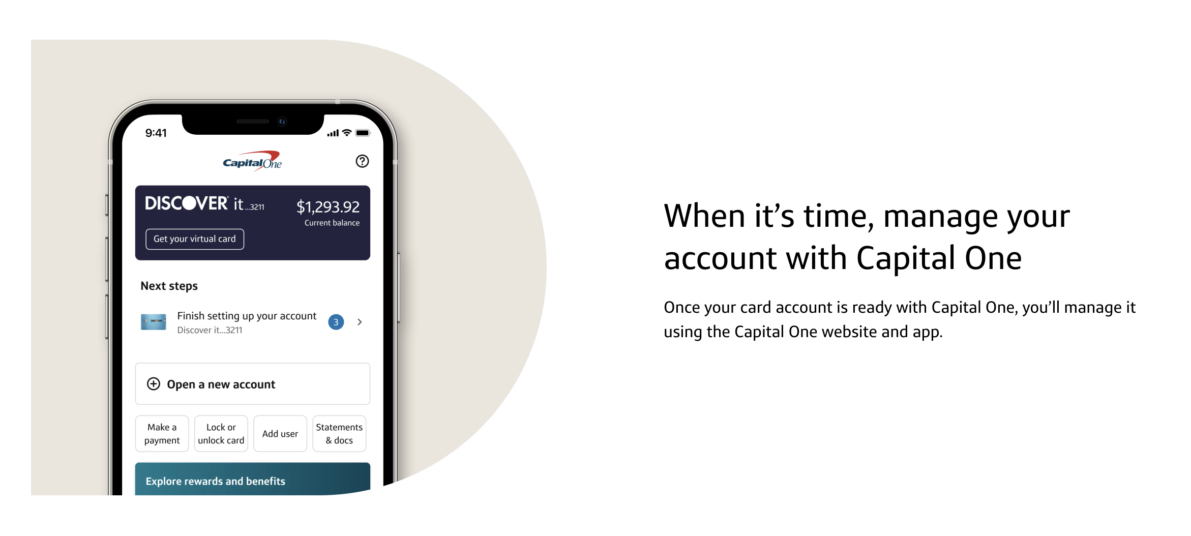 Discover It Capital One App