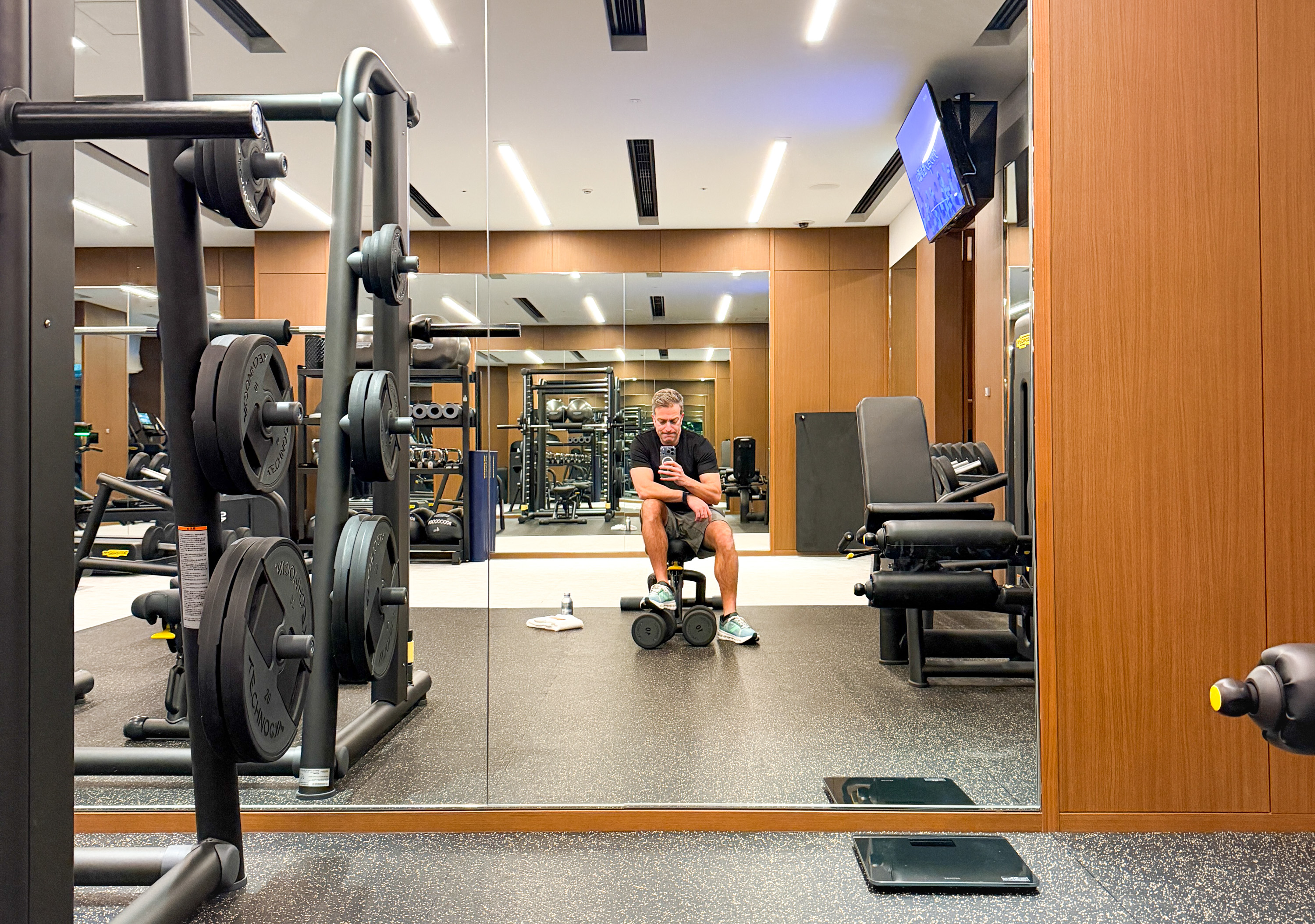 Waldorf Astoria Osaka Fitness Center Free Weights