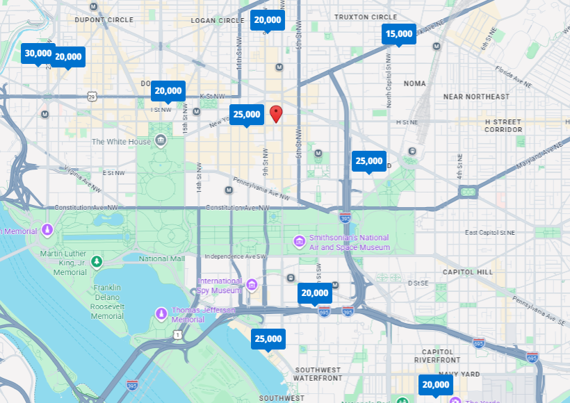 World of Hyatt points hotels in Washington, D.C.