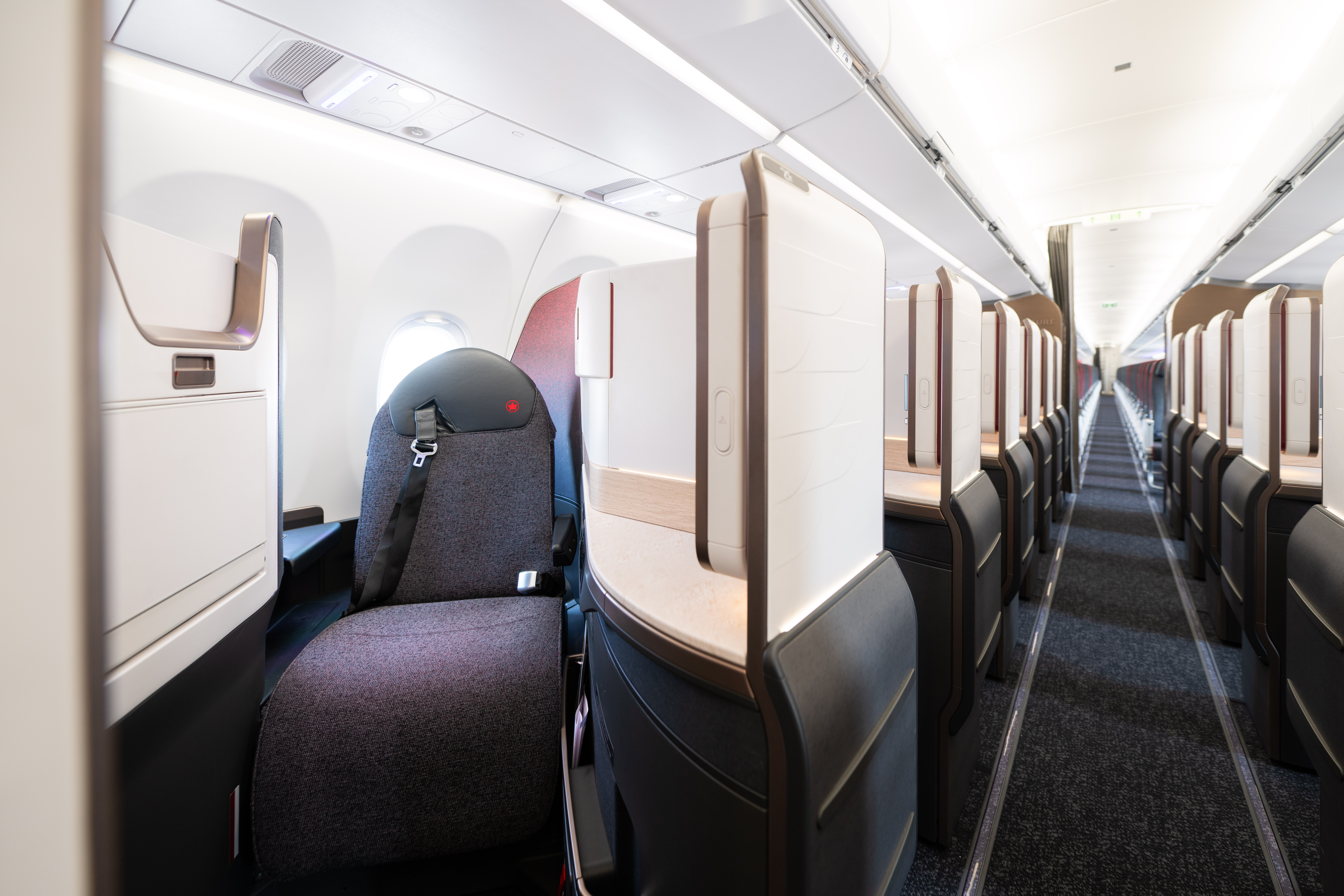 Air Canada business class on the Airbus A321XLR