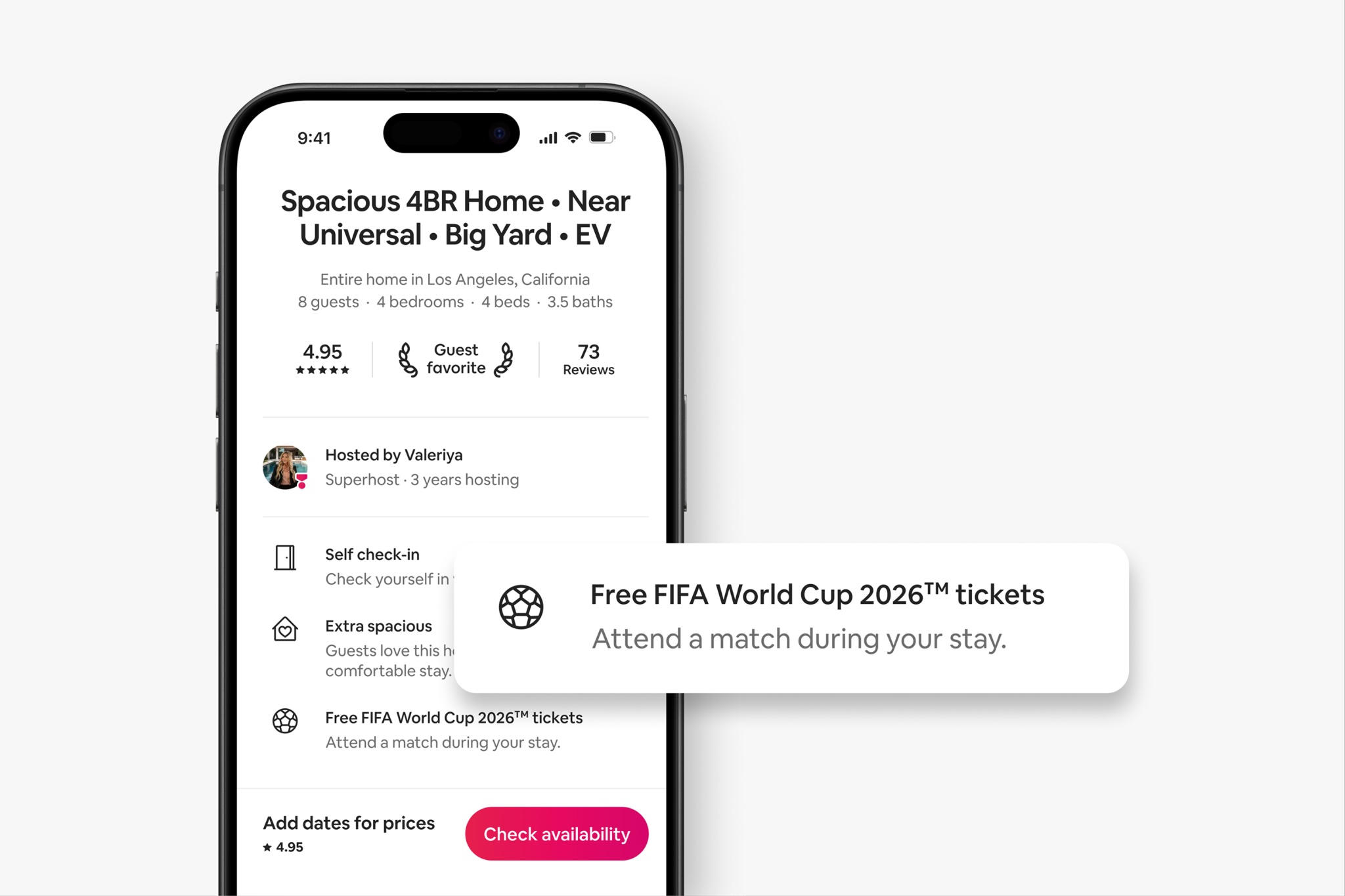 Airbnb FIFA World Cup Tickets Product Still Airbnb FIFA World Cup Tickets Product Still