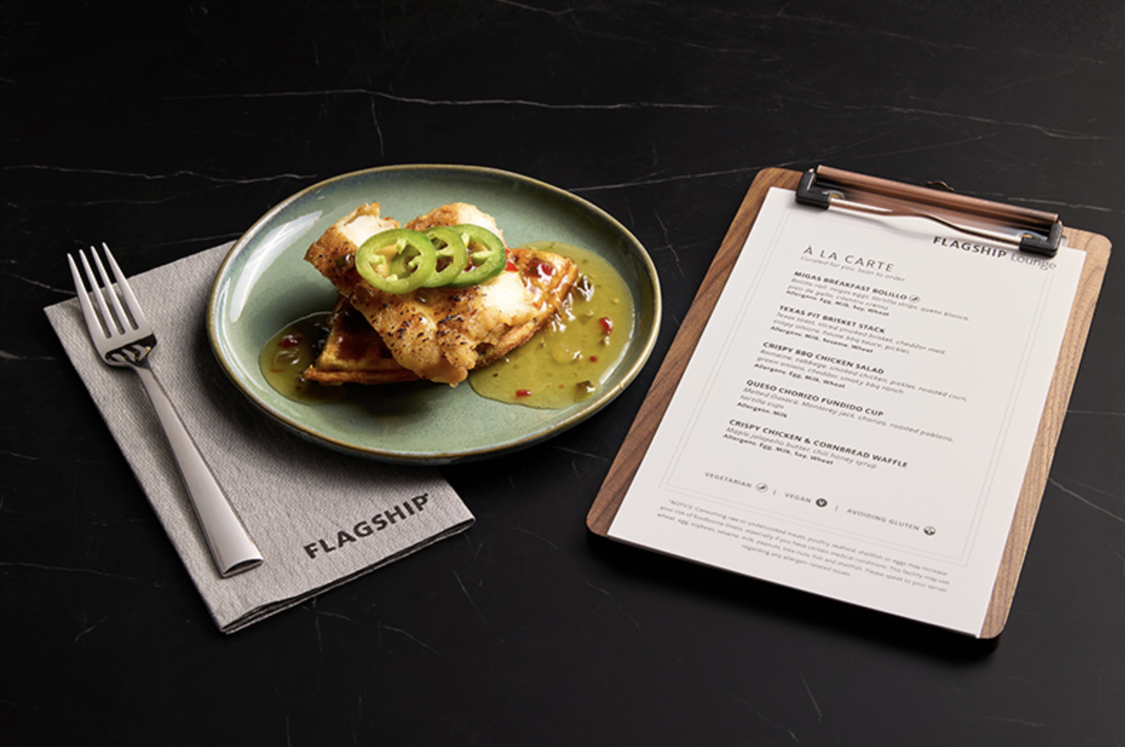 American Flagship new meals