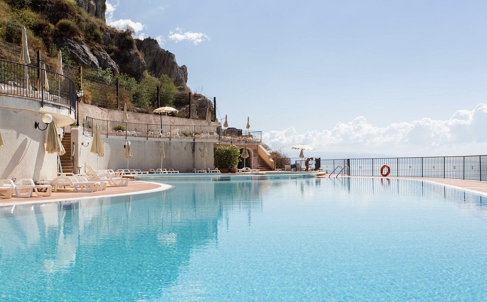 Capo dei Greci resort pool deck Capo dei Greci resort pool deck