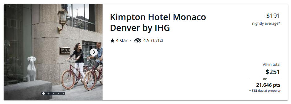 Chase travel portal 2 Chase Travel hotel in Denver