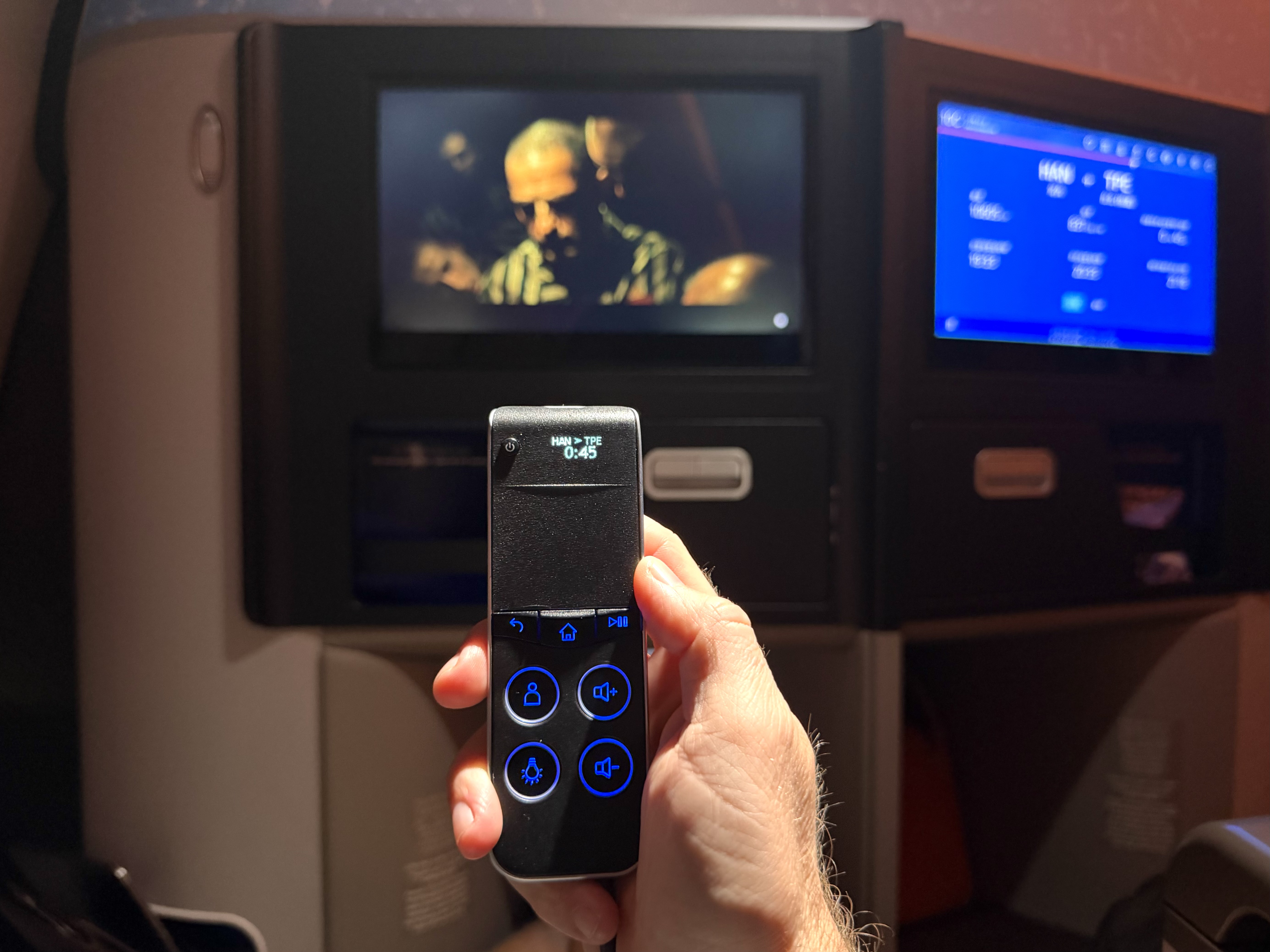 China Airlines Airbus A321neo business class handheld control