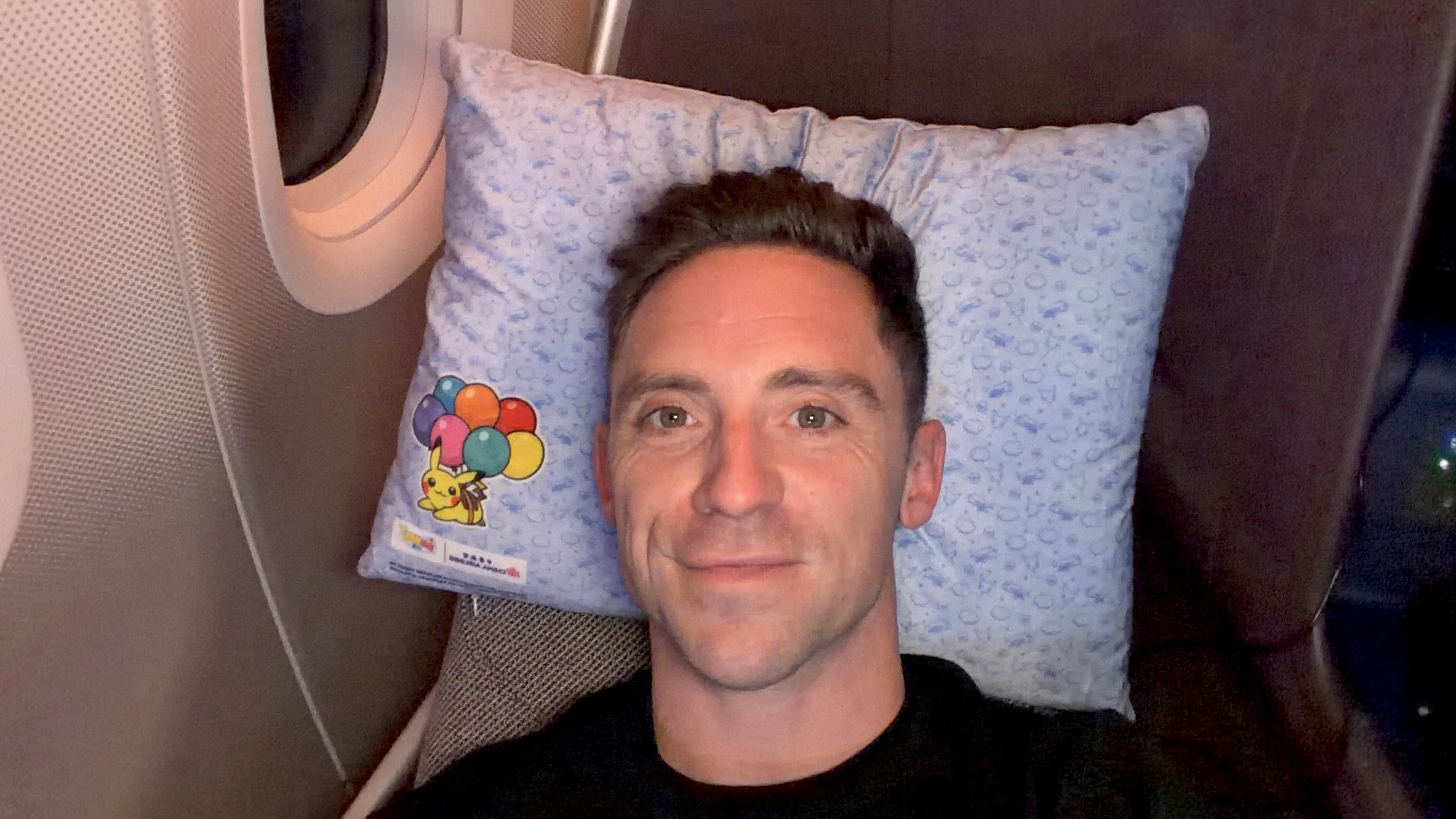 China Airlines Airbus A321neo business class pillow