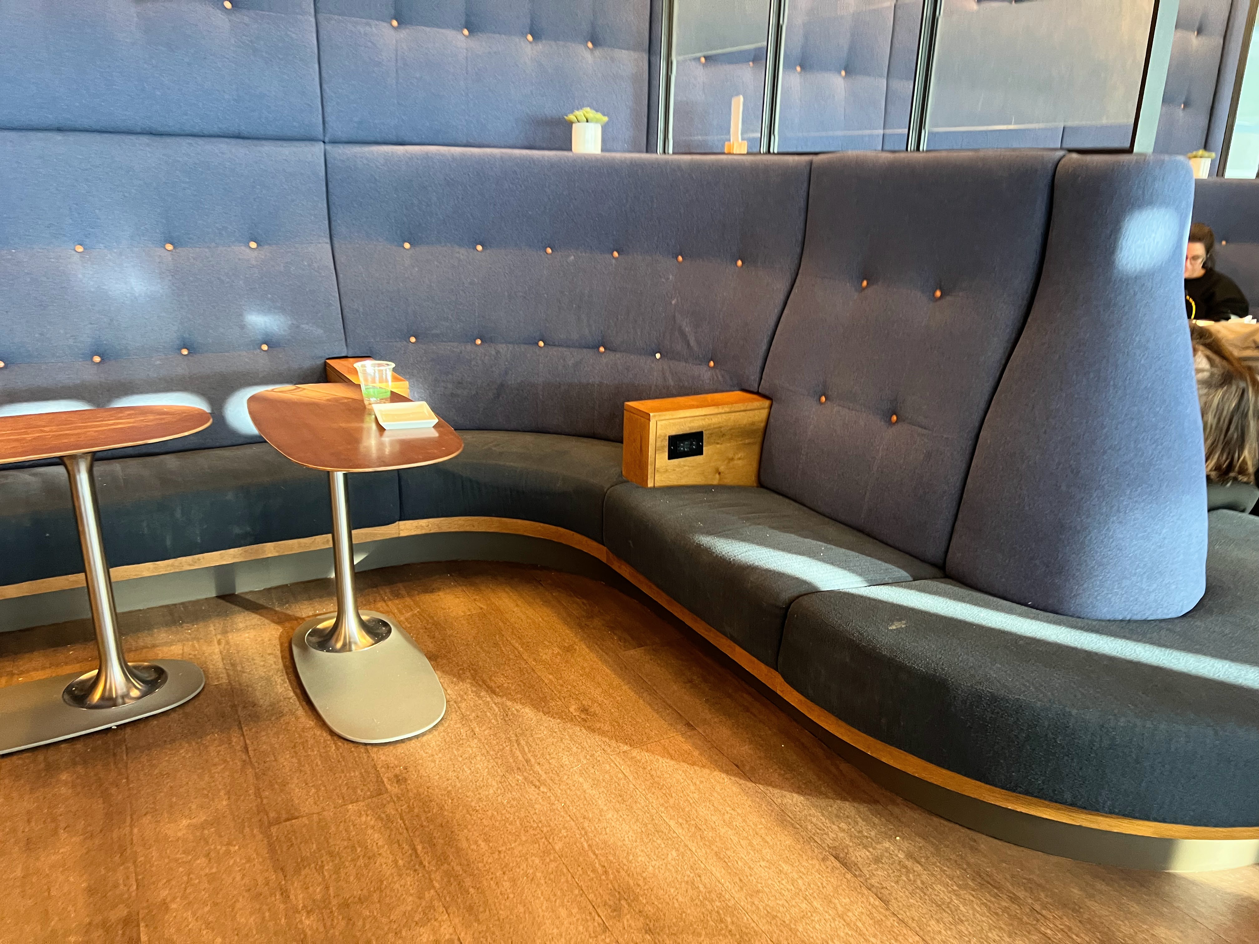 Extra seating at Seattle Alaska Lounge