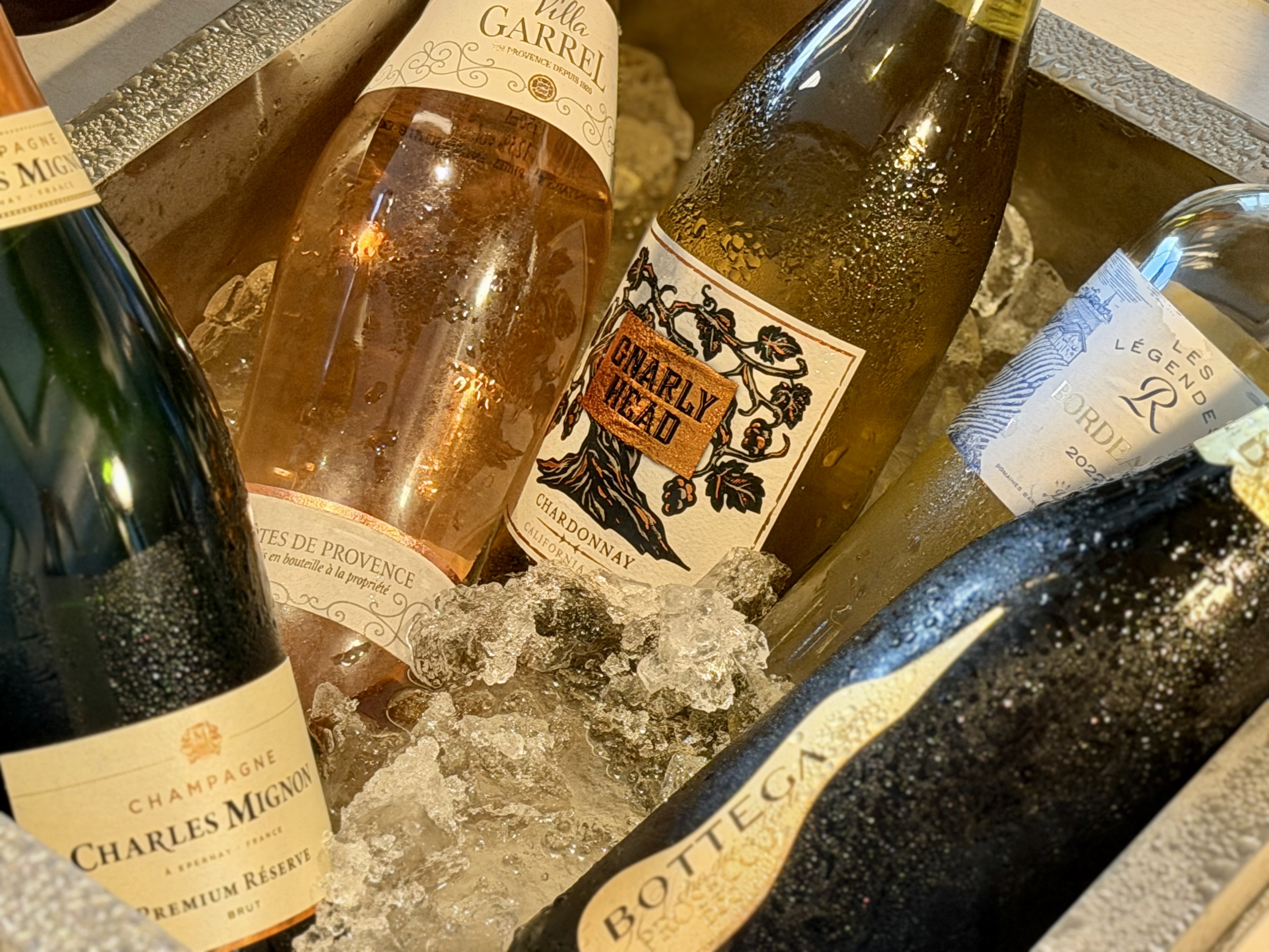 Fairmont Hanoi Gold Lounge Golden Hour wine selection