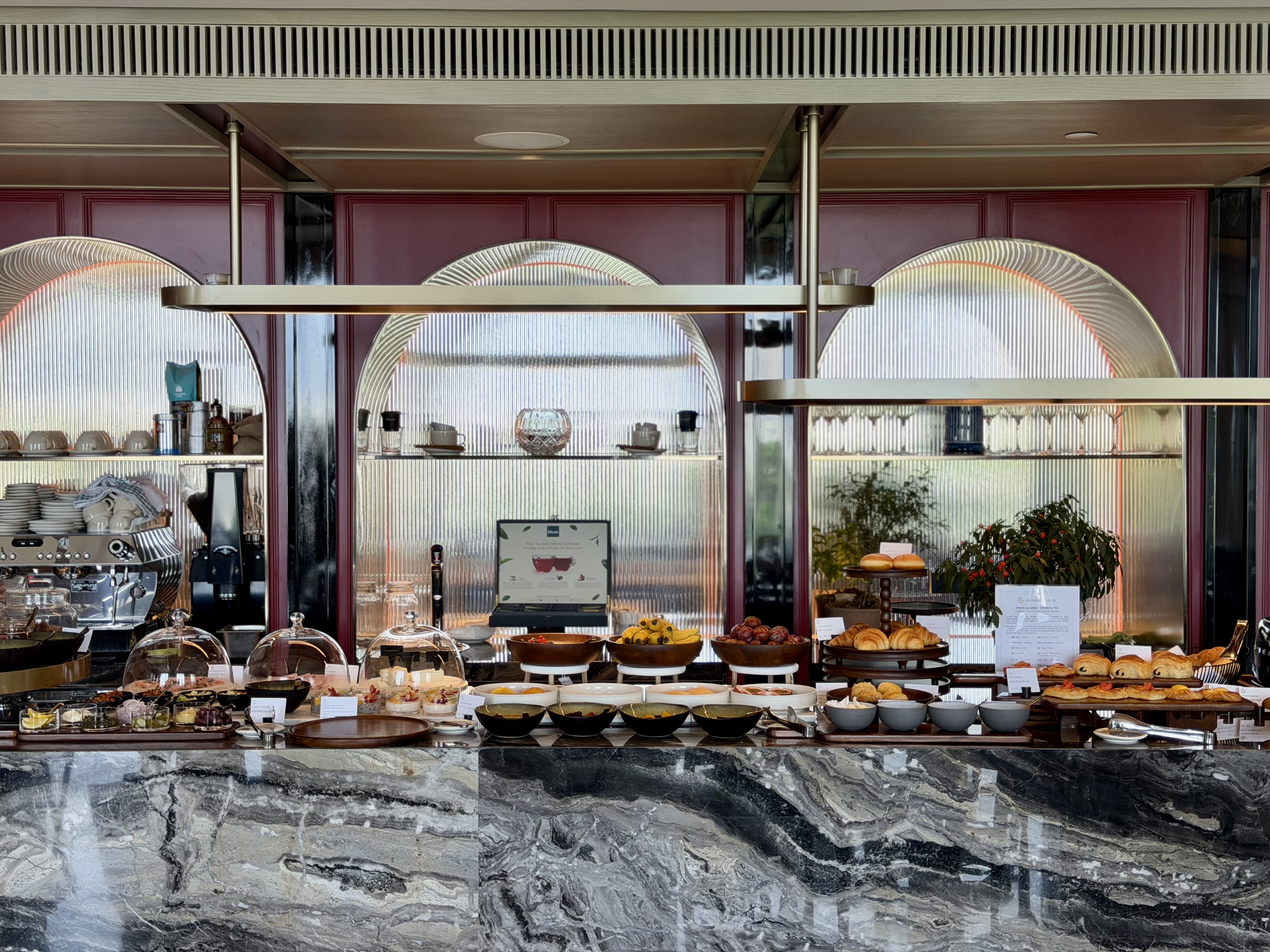 Fairmont Hanoi Gold Lounge breakfast buffet
